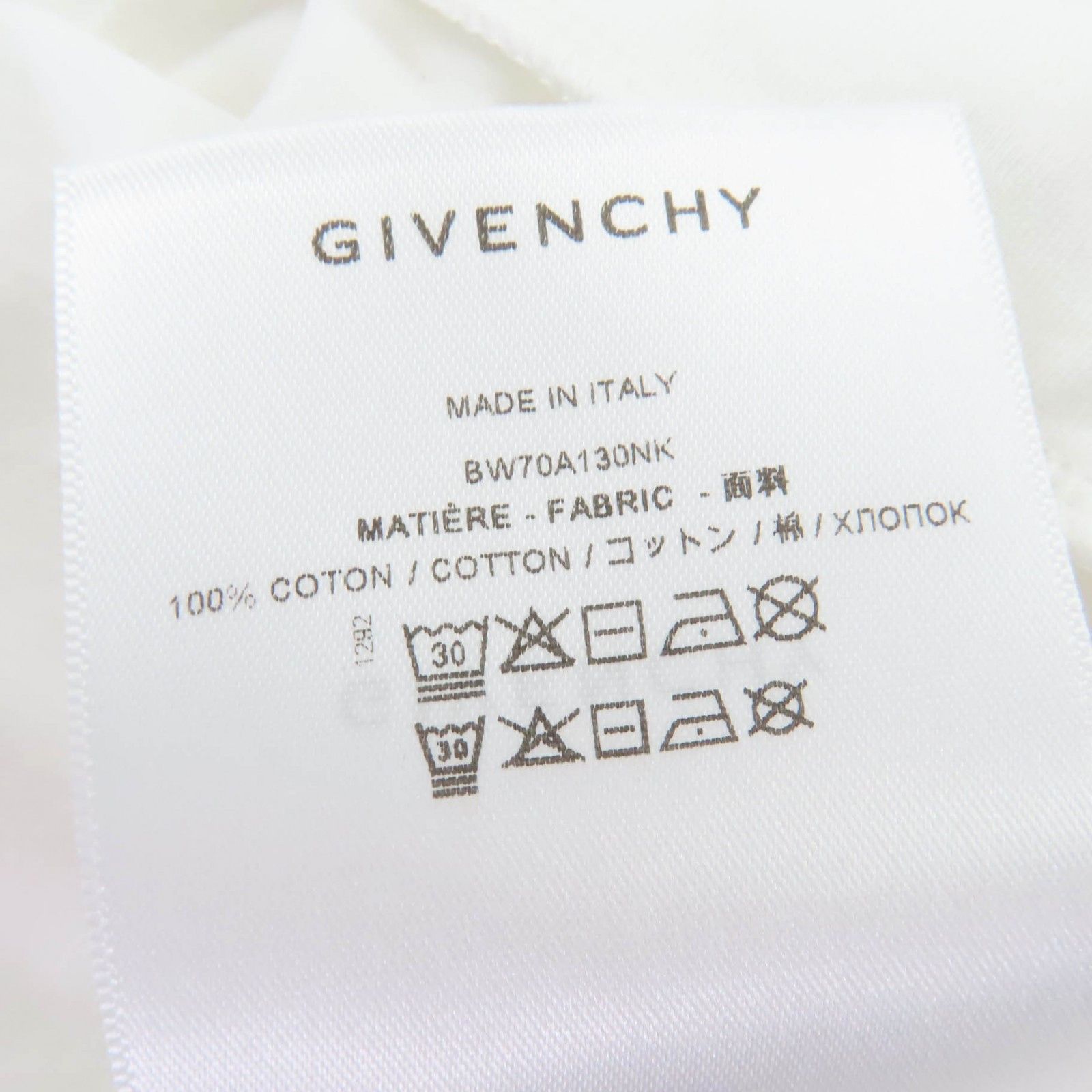 Givenchy Givenchy Givenchy Logo embroidery Cotton T-shirt Textile T-Shirts DUTY FREE for USA Size ONE SIZE - 9 Thumbnail