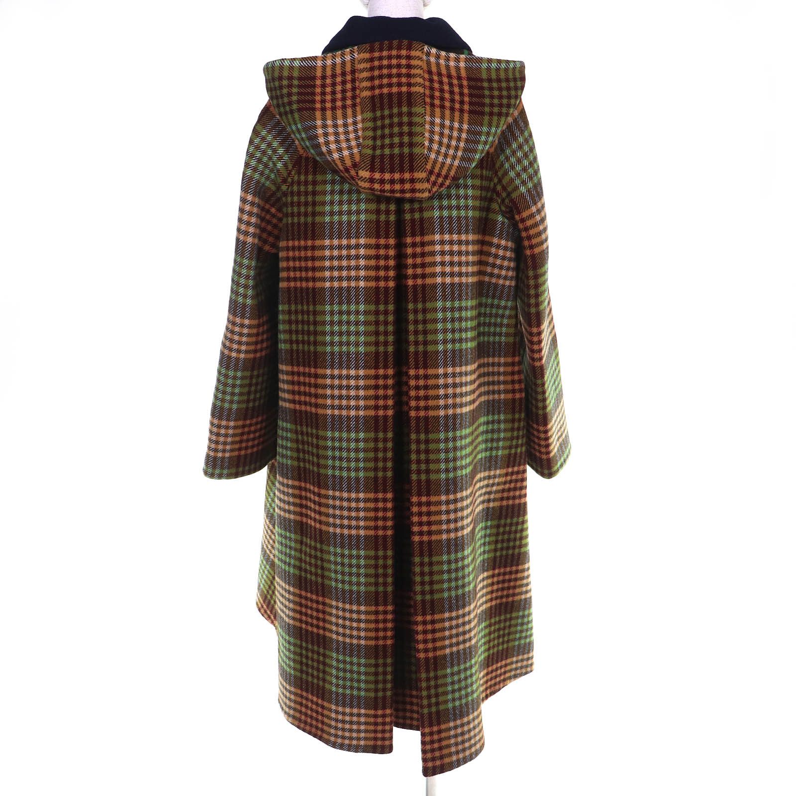 Gucci Gucci Gucci GGPattern Horsebit Wool Coat Textile Outerwear 609030 DUTY FREE for USA Size ONE SIZE - 3 Thumbnail