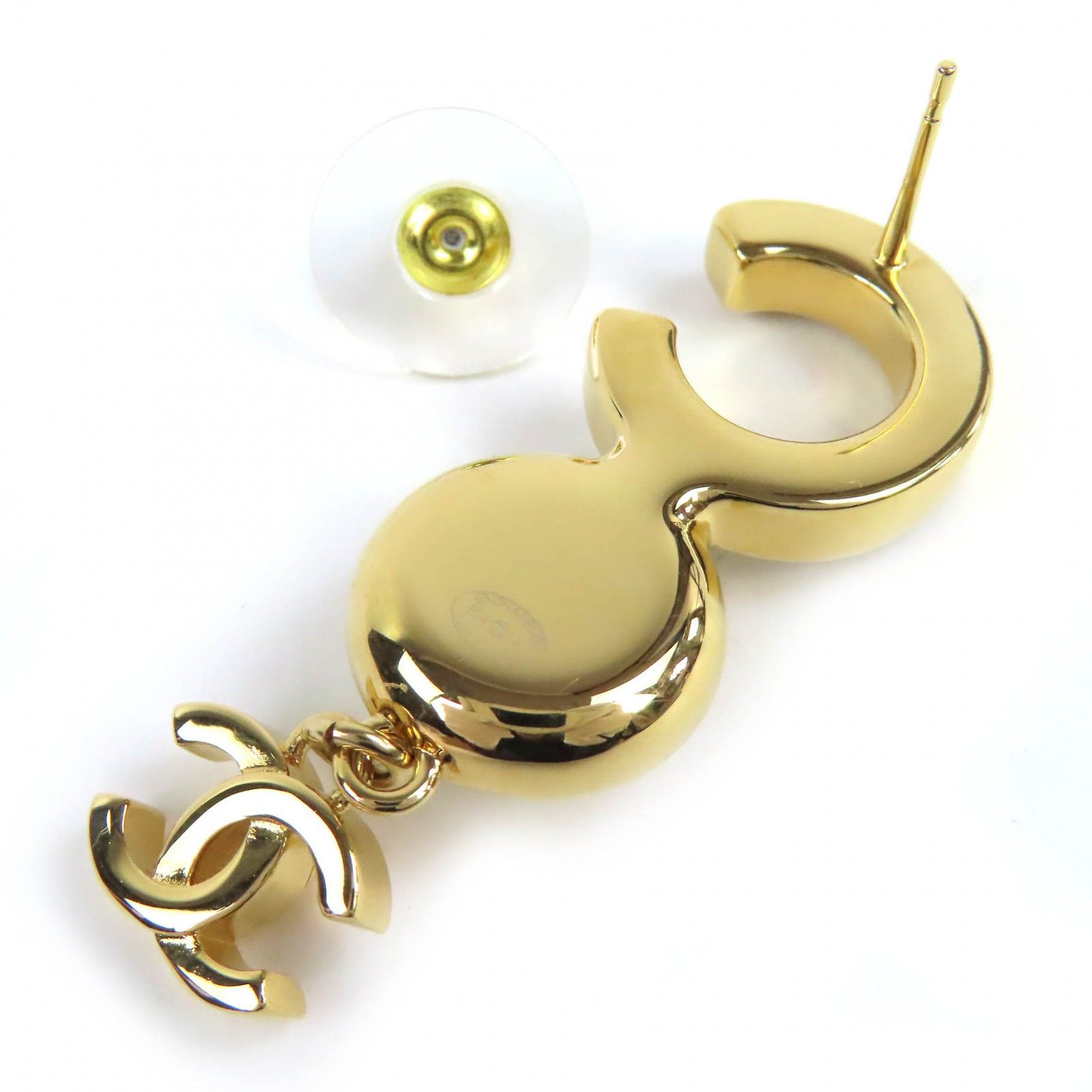 Chanel Chanel Chanel COCO Mark Earrings Plastic / Synthetic Earrings ABE234 DUTY FREE for USA Size ONE SIZE - 5 Thumbnail