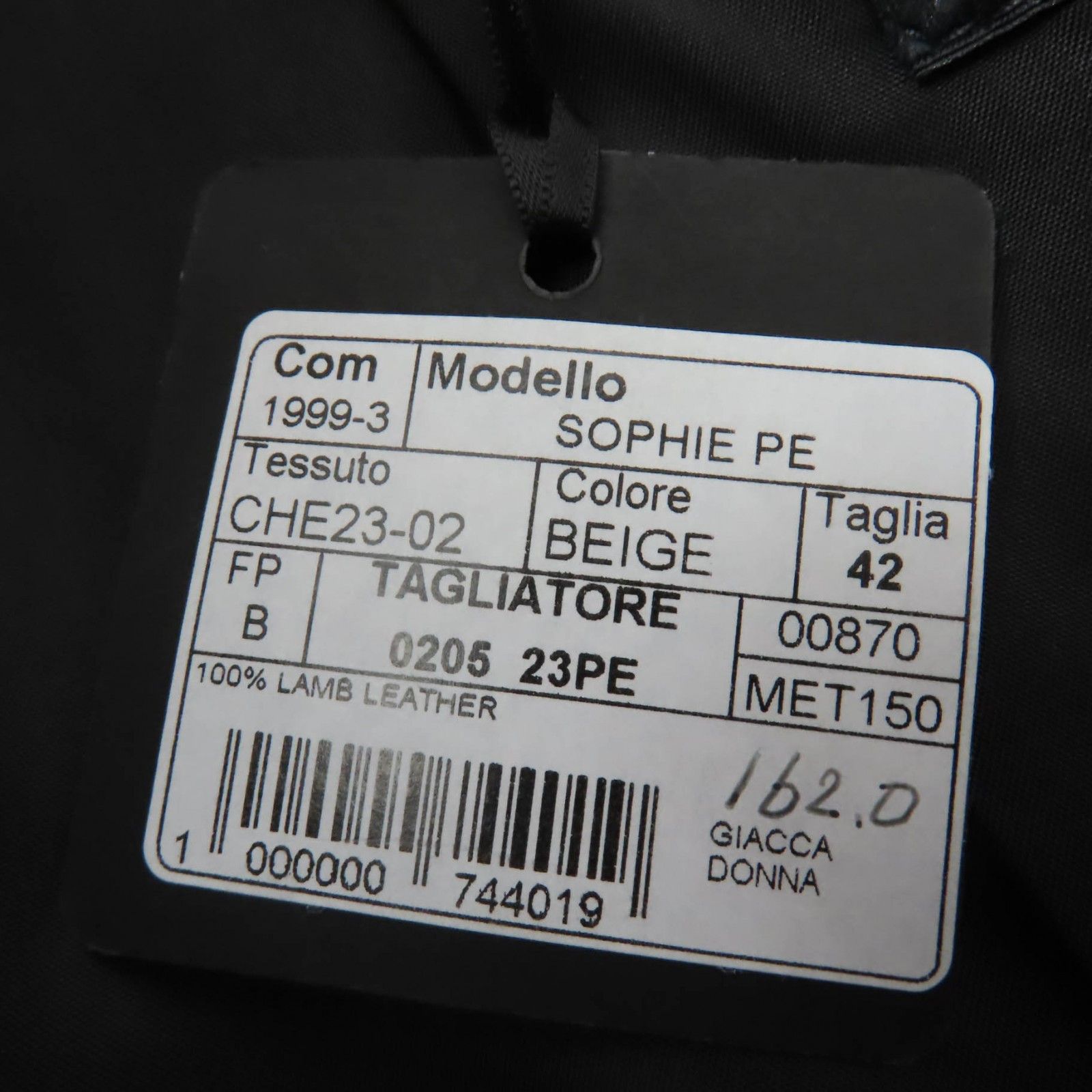 Other Other TAGLIATORE SOPHIE PE Lamb Leather Jacket Leather Outerwear DUTY FREE for USA Size ONE SIZE - 9 Thumbnail