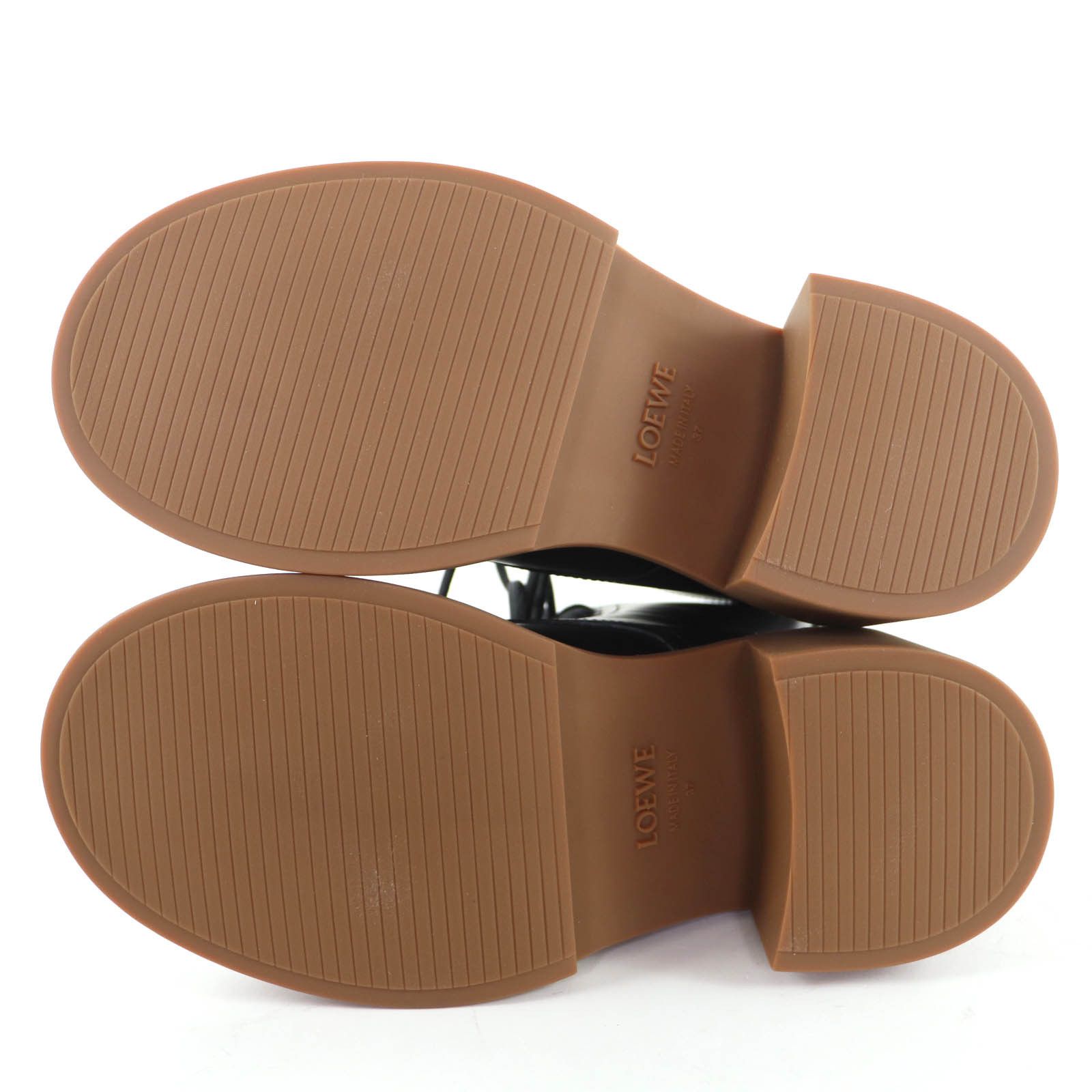 Loewe Loewe Logo-engraved Leather Boots Leather Shoes DUTY FREE for USA