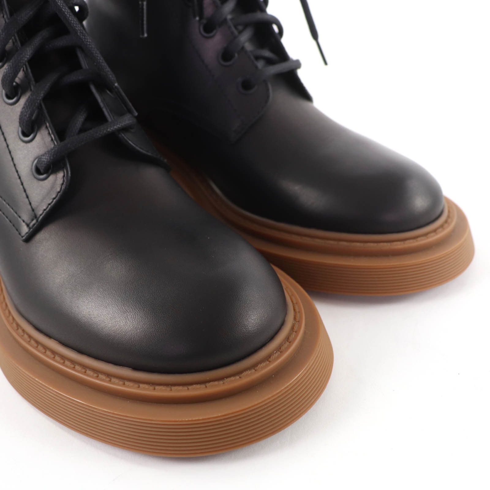 Loewe Loewe Logo-engraved Leather Boots Leather Shoes DUTY FREE for USA