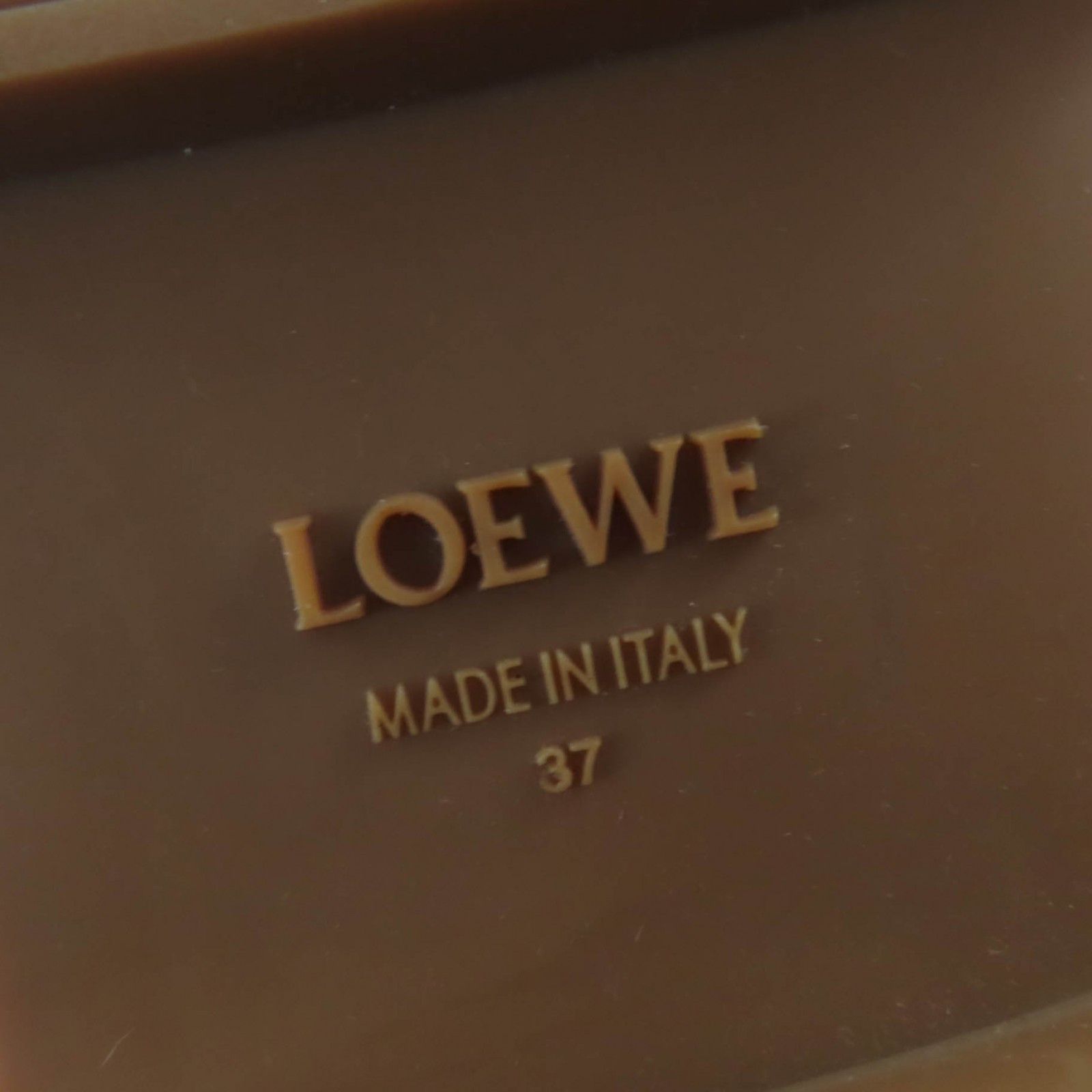 Loewe Loewe Logo-engraved Leather Boots Leather Shoes DUTY FREE for USA
