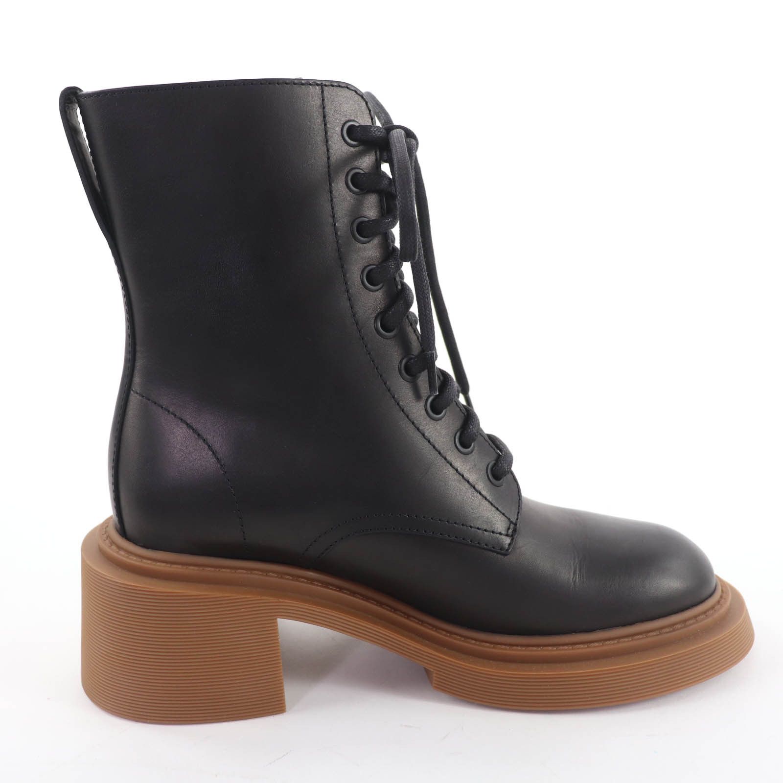 Loewe Loewe Logo-engraved Leather Boots Leather Shoes DUTY FREE for USA