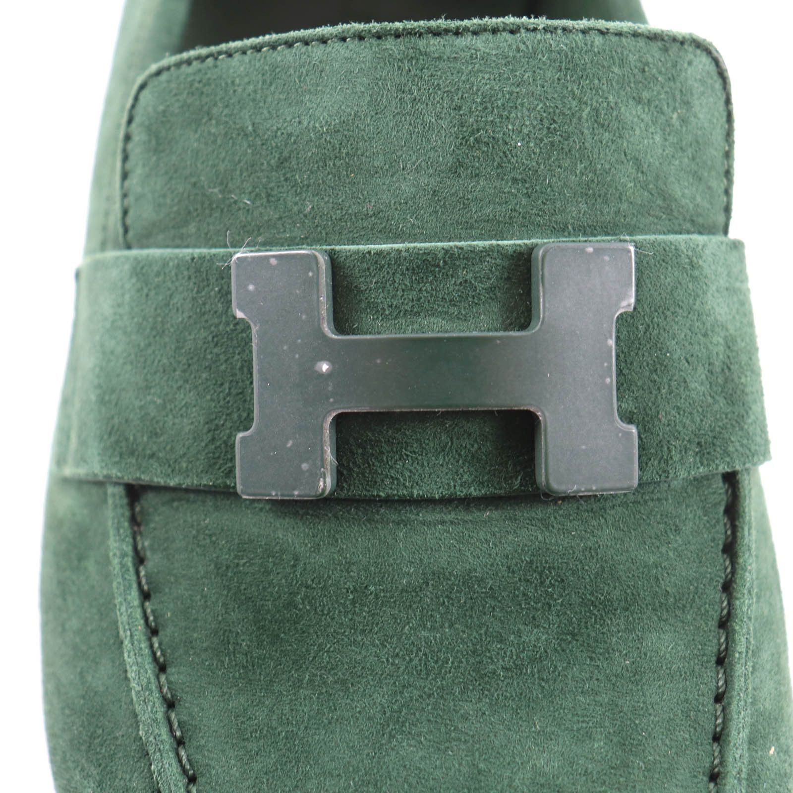 Hermes Hermes Hermès Constance Metal Suede Leather Loafers Leather Shoes DUTY FREE for USA Size ONE SIZE - 8 Thumbnail