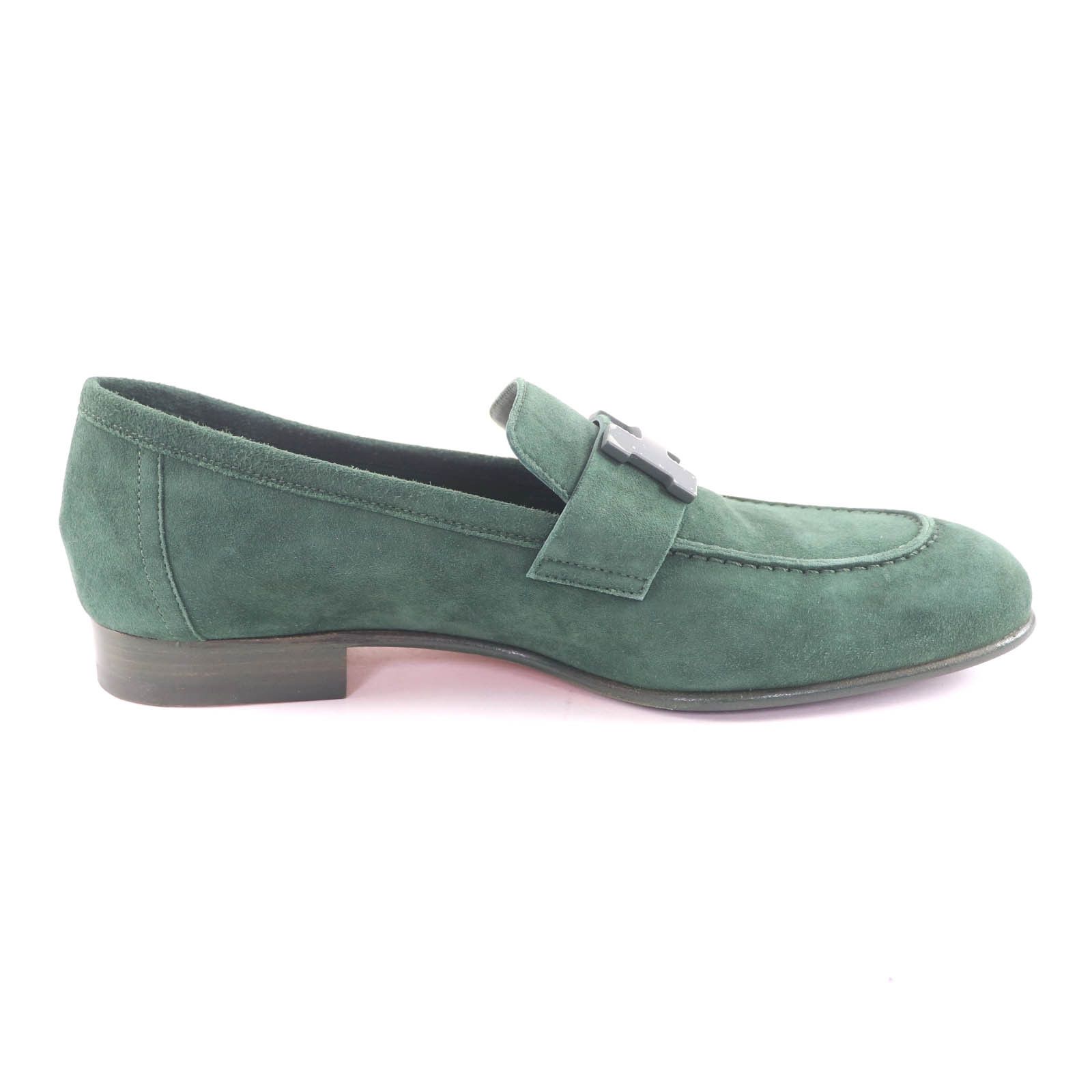 Hermes Hermes Hermès Constance Metal Suede Leather Loafers Leather Shoes DUTY FREE for USA Size ONE SIZE - 5 Thumbnail