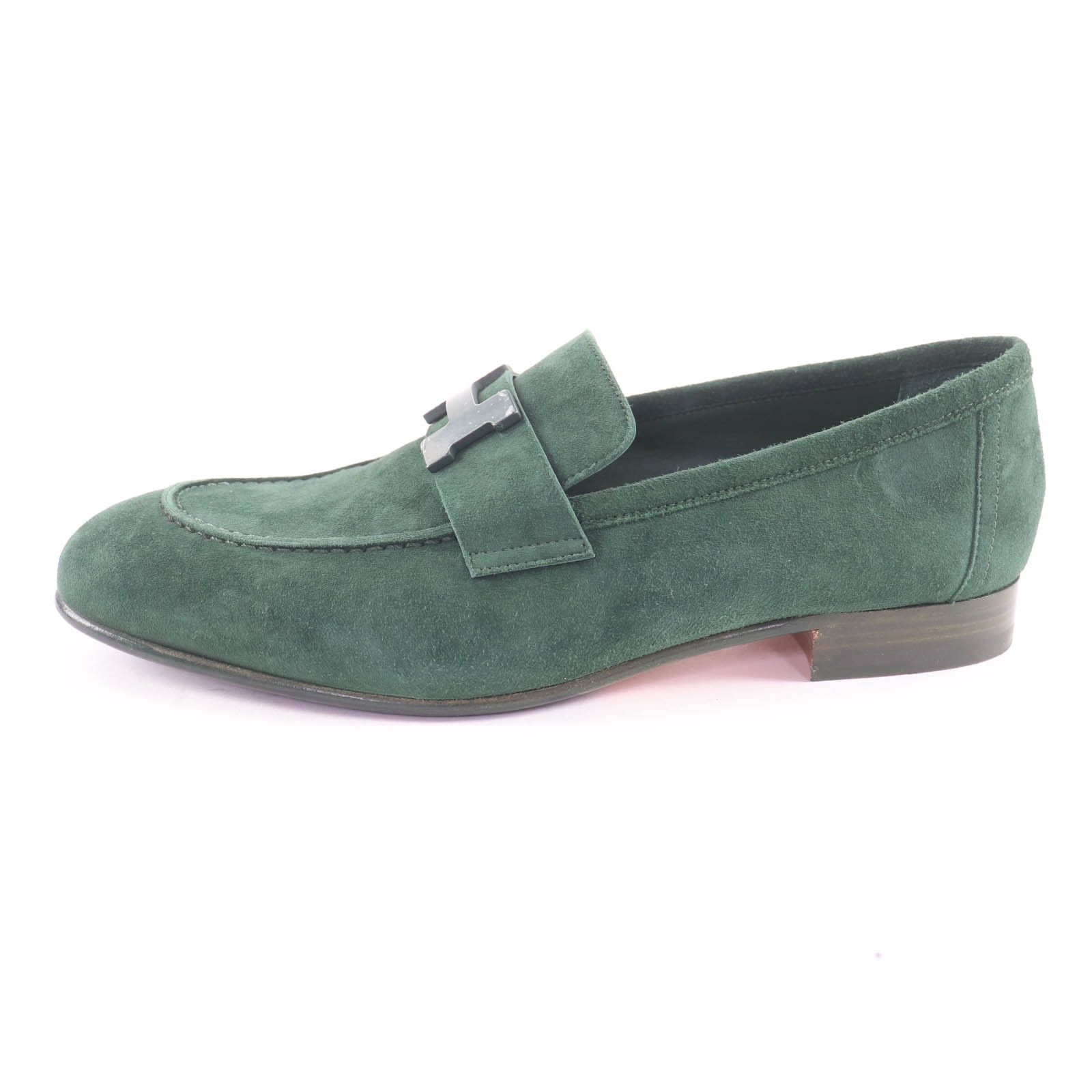 Hermes Hermes Hermès Constance Metal Suede Leather Loafers Leather Shoes DUTY FREE for USA Size ONE SIZE - 4 Thumbnail