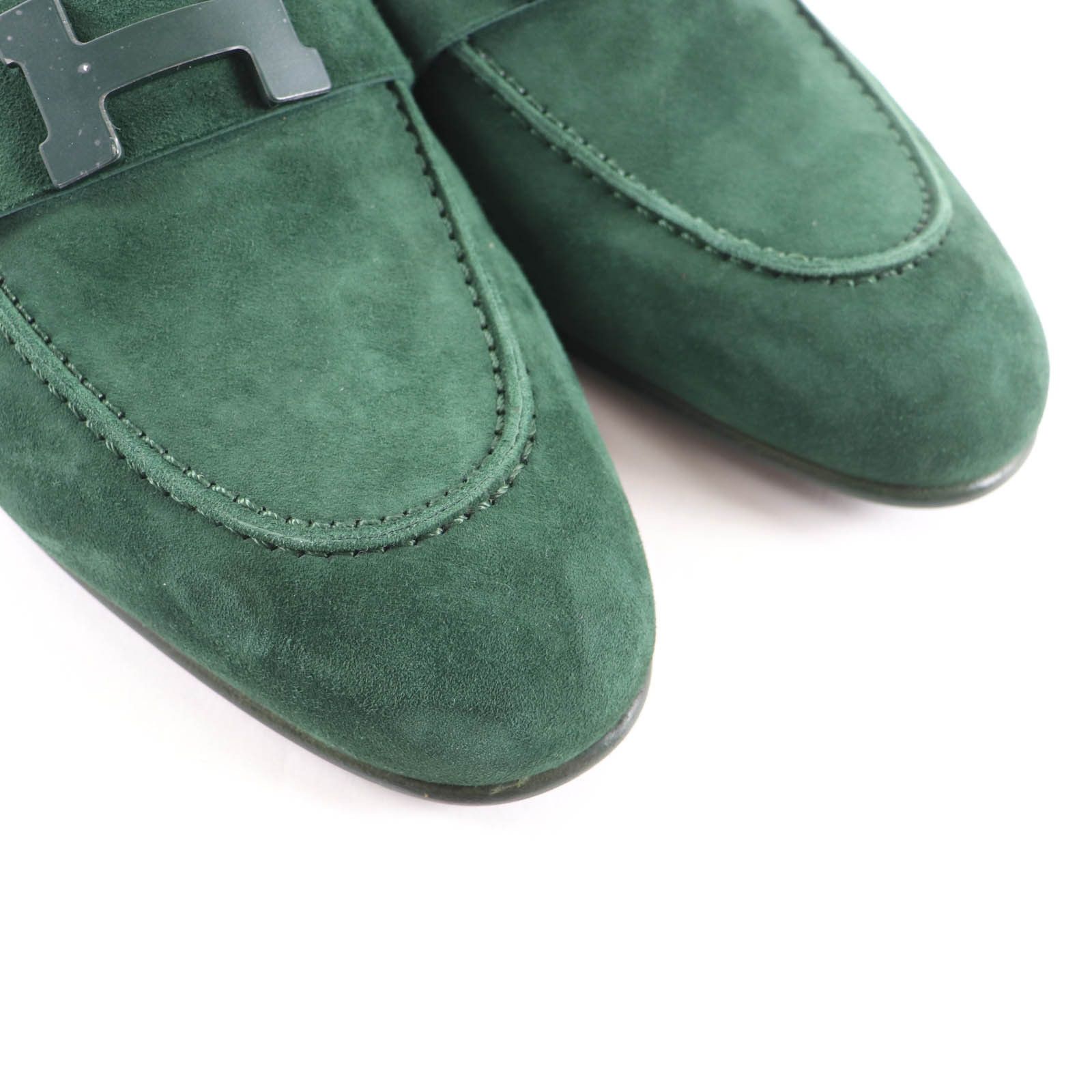 Hermes Hermes Hermès Constance Metal Suede Leather Loafers Leather Shoes DUTY FREE for USA Size ONE SIZE - 7 Thumbnail
