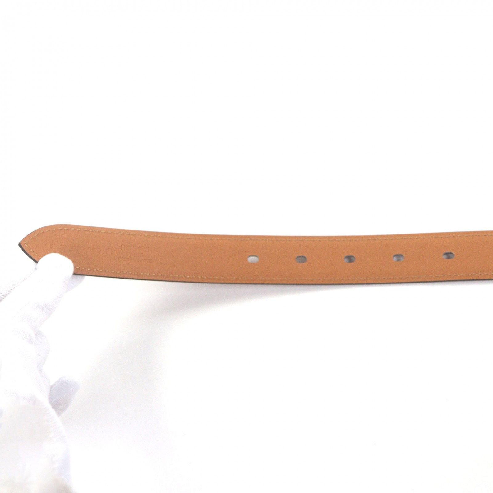 Hermes Hermes Hermès Andy26 Vauvarenia Belt Leather Belt Stamp W (2024) DUTY FREE for USA Size ONE SIZE - 8 Thumbnail