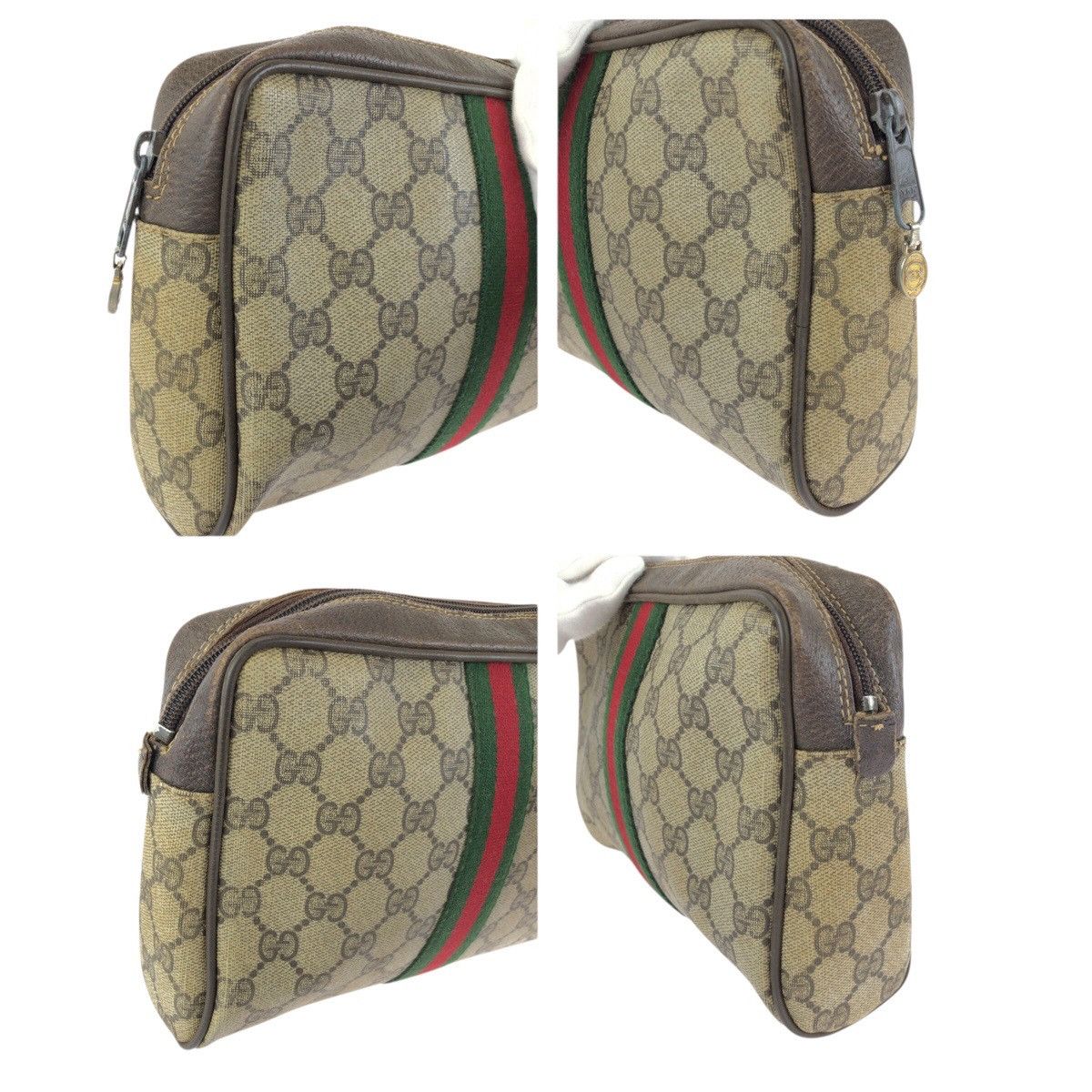Gucci Gucci Gucci GG Supreme Canvas Clutch Bag Textile Clutch Bag 010.378 DUTY FREE for USA Size ONE SIZE - 5 Thumbnail