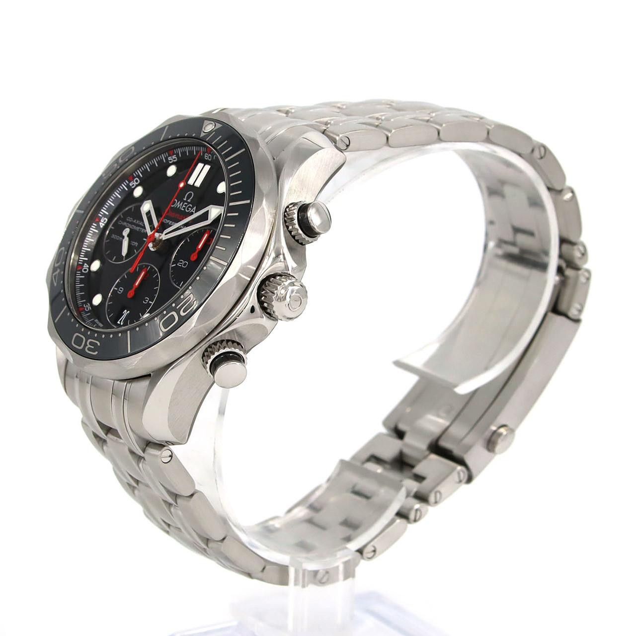 Omega Omega Omega Seamaster Diver 300M Chronograph Stainless Steel Automatic Chronograph Metal Automatic 212.30.42.50.01.001 DUTY FREE for USA Size ONE SIZE - 2 Thumbnail