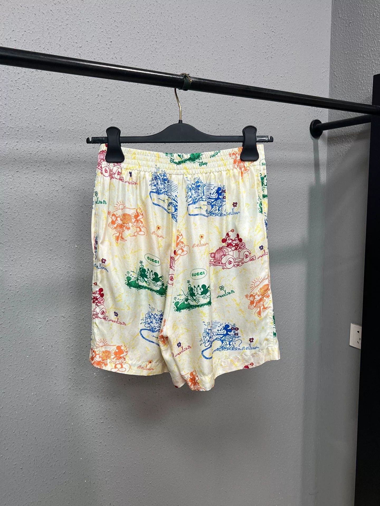 Gucci Silk Disney Shorts