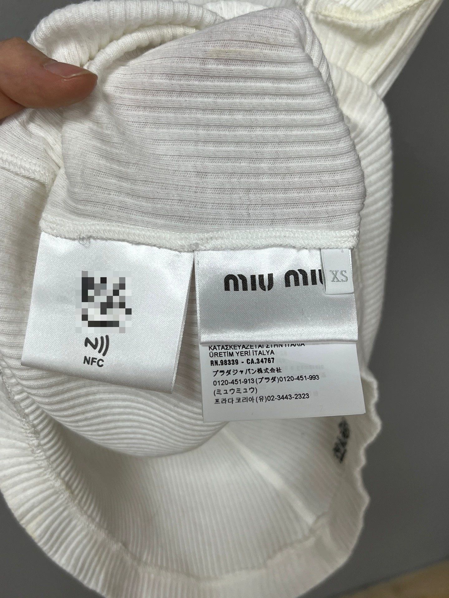 Miu Miu Miumiu Slogan Vest Size XS / US 0-2 / IT 36-38 - 4 Thumbnail