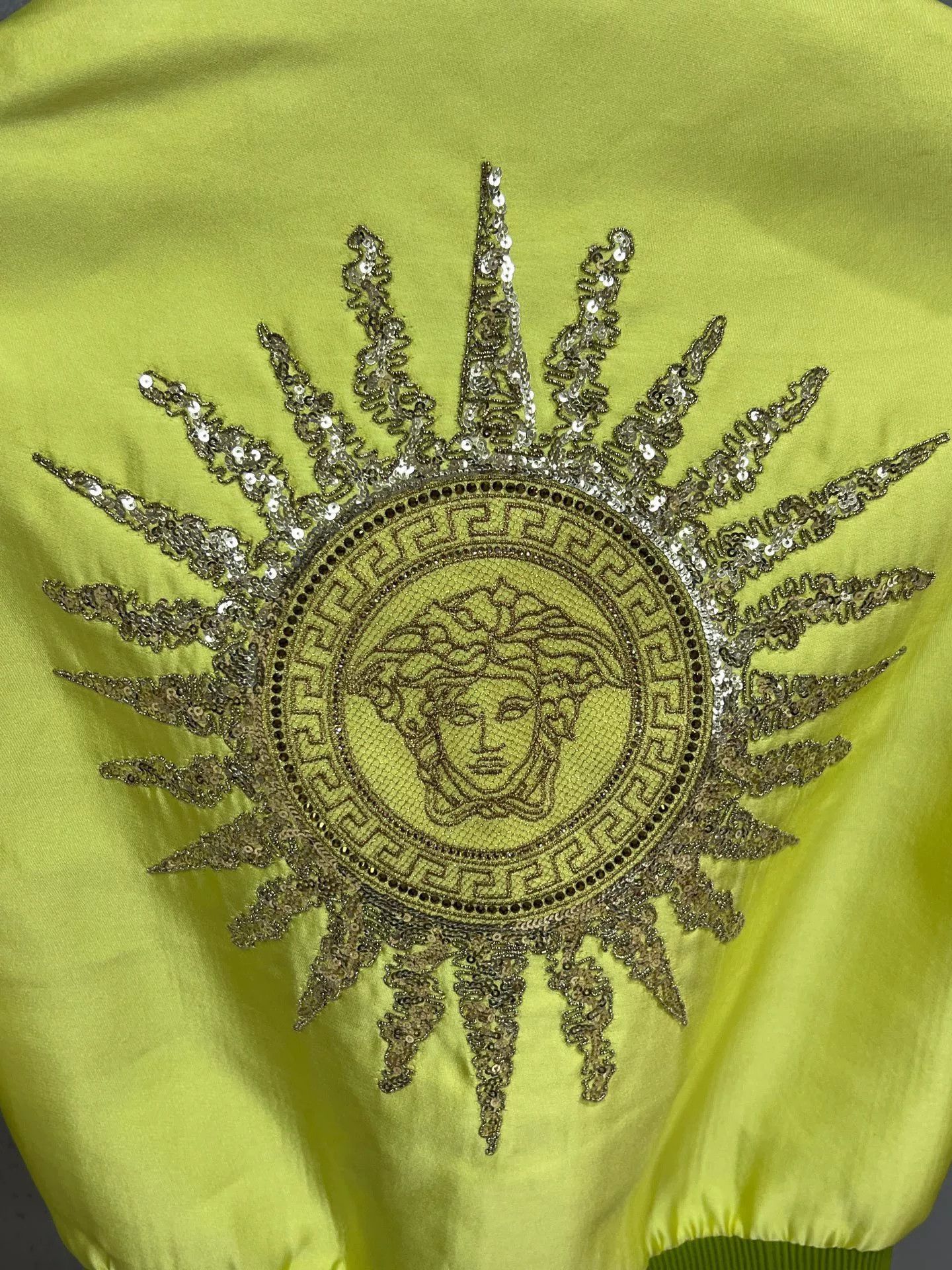 Versace Versace Embroidered Scales Baseball Jacket Size S / US 4 / IT 40 - 4 Thumbnail