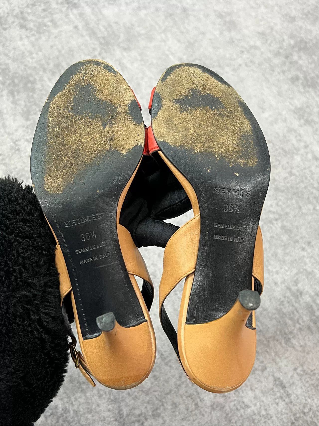 Hermes Hermes Peep-Toe High Heels Size US 5.5 / IT 35.5 - 6 Thumbnail
