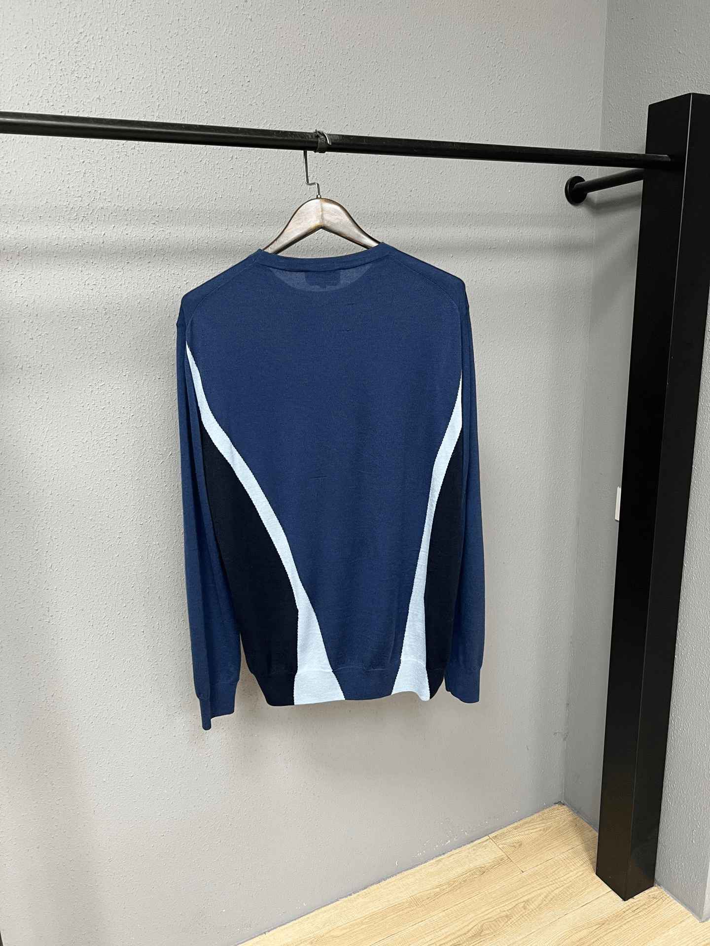 Hermes Hermes Color-Block Cashmere Sweater Size US XXL / EU 58 / 5 - 2 Thumbnail