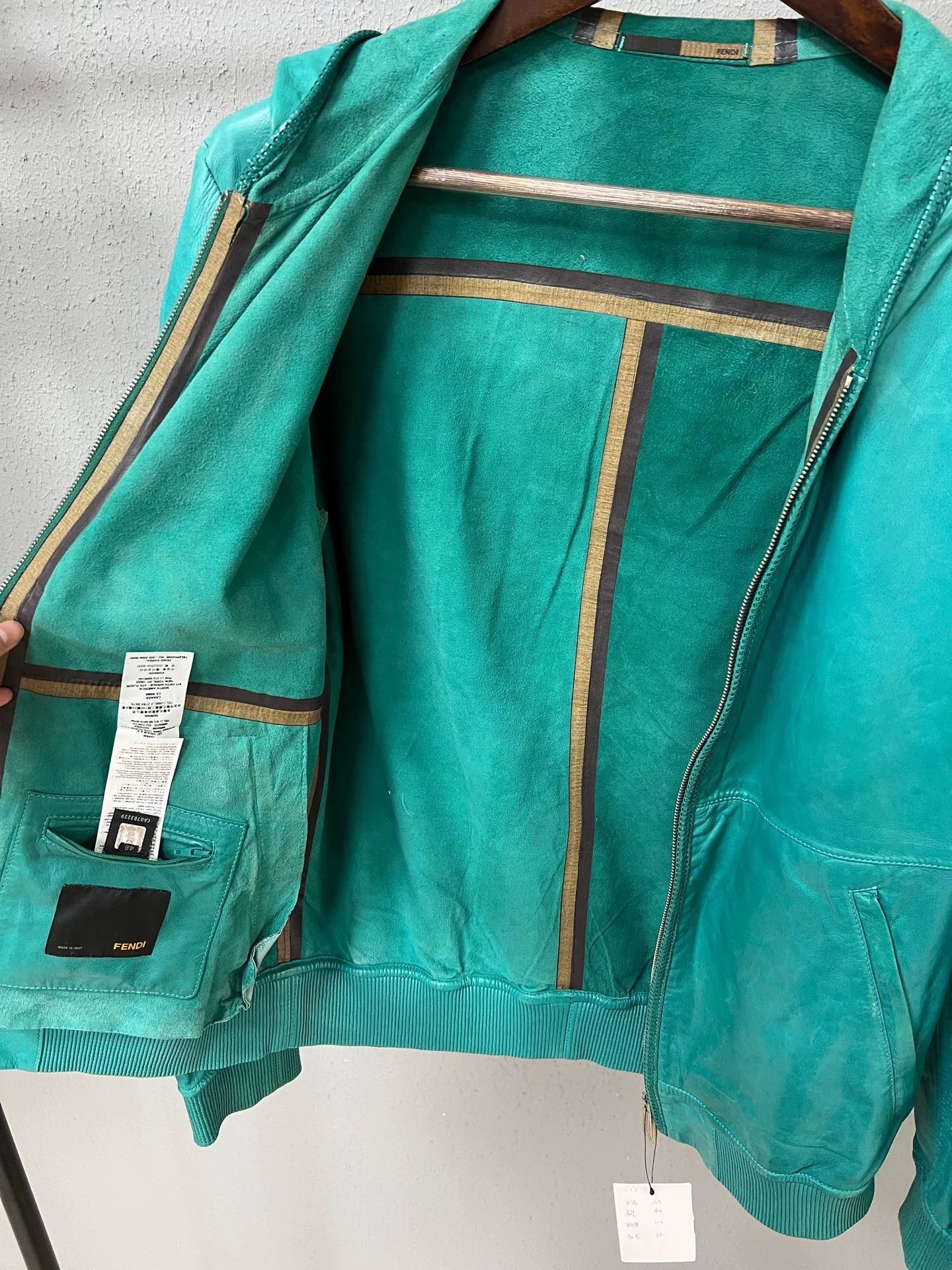Fendi Fendi Leather Jacket Size US M / EU 48-50 / 2 - 4 Thumbnail