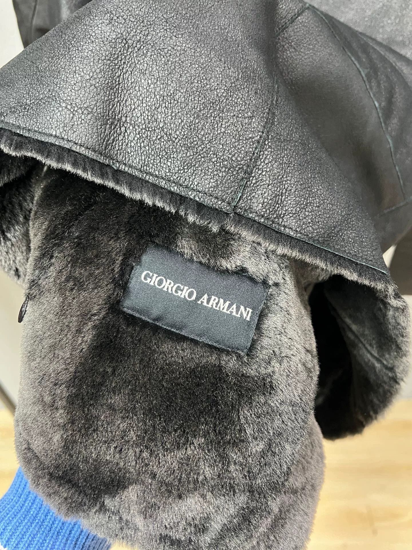Giorgio Armani Giorgio Armani Spliced Fur Leather Size US M / EU 48-50 / 2 - 5 Thumbnail