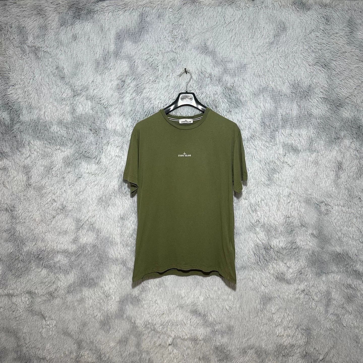 Stone Island Stone Island Large Back Logo T-Shirt Size US XL / EU 56 / 4 - 2 Thumbnail