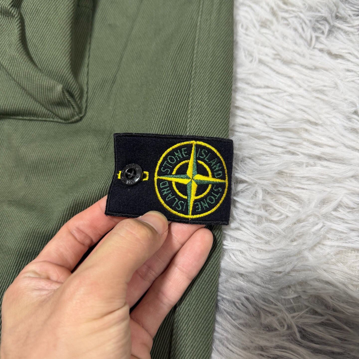 Stone Island Stone Island Green Cargo Straight-Leg Pants W30 Size US 30 / EU 46 - 3 Thumbnail