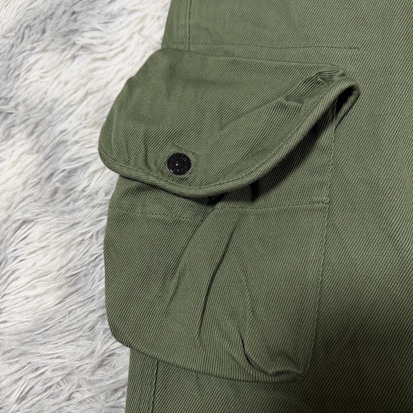 Stone Island Stone Island Green Cargo Straight-Leg Pants W30 Size US 30 / EU 46 - 5 Thumbnail