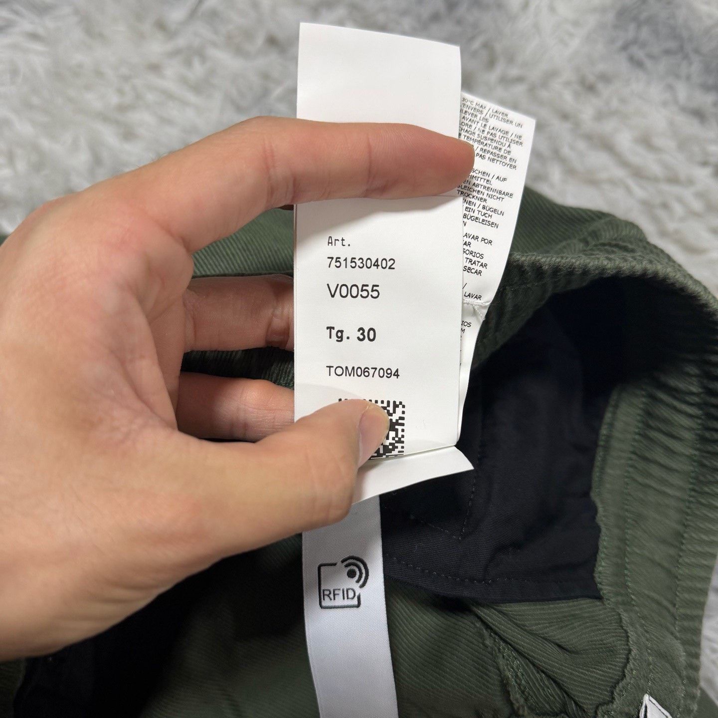 Stone Island Stone Island Green Cargo Straight-Leg Pants W30 Size US 30 / EU 46 - 8 Thumbnail