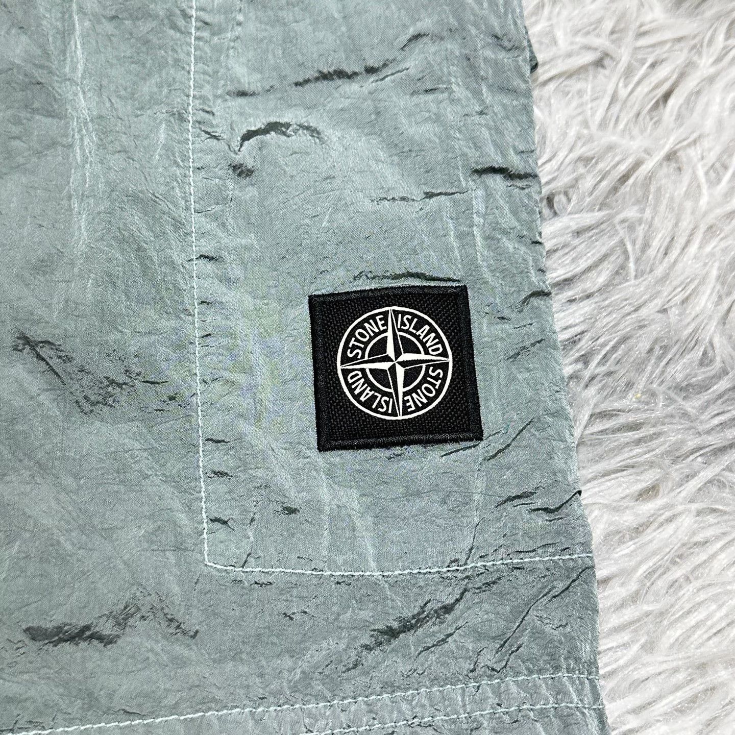 Stone Island Stone Island Metal Nylon Cargo Shorts Size US 29 - 3 Thumbnail