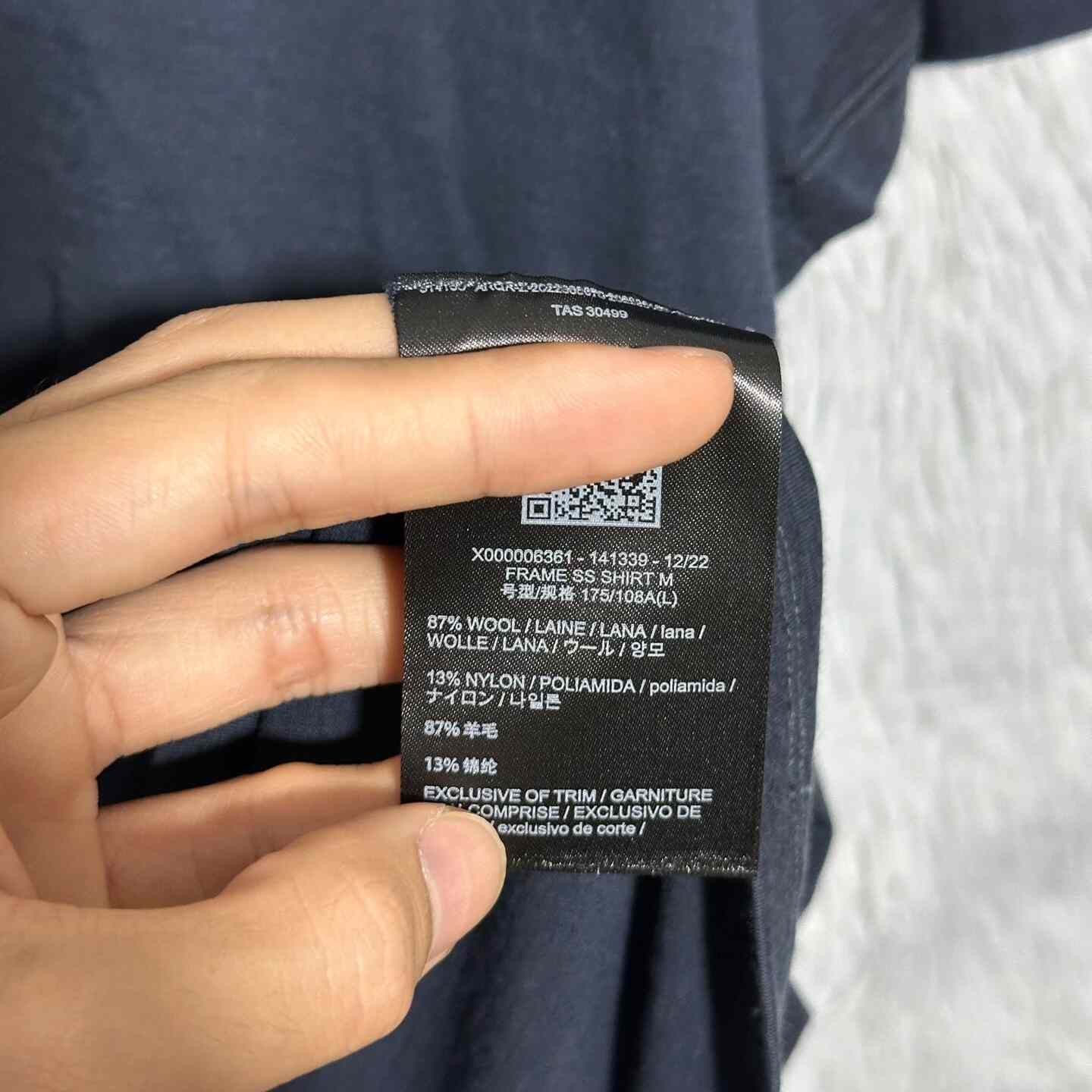 Arc'teryx Arcteryx Veilance FRAME Merino Wool T-Shirt Size US L / EU 52-54 / 3 - 5 Thumbnail