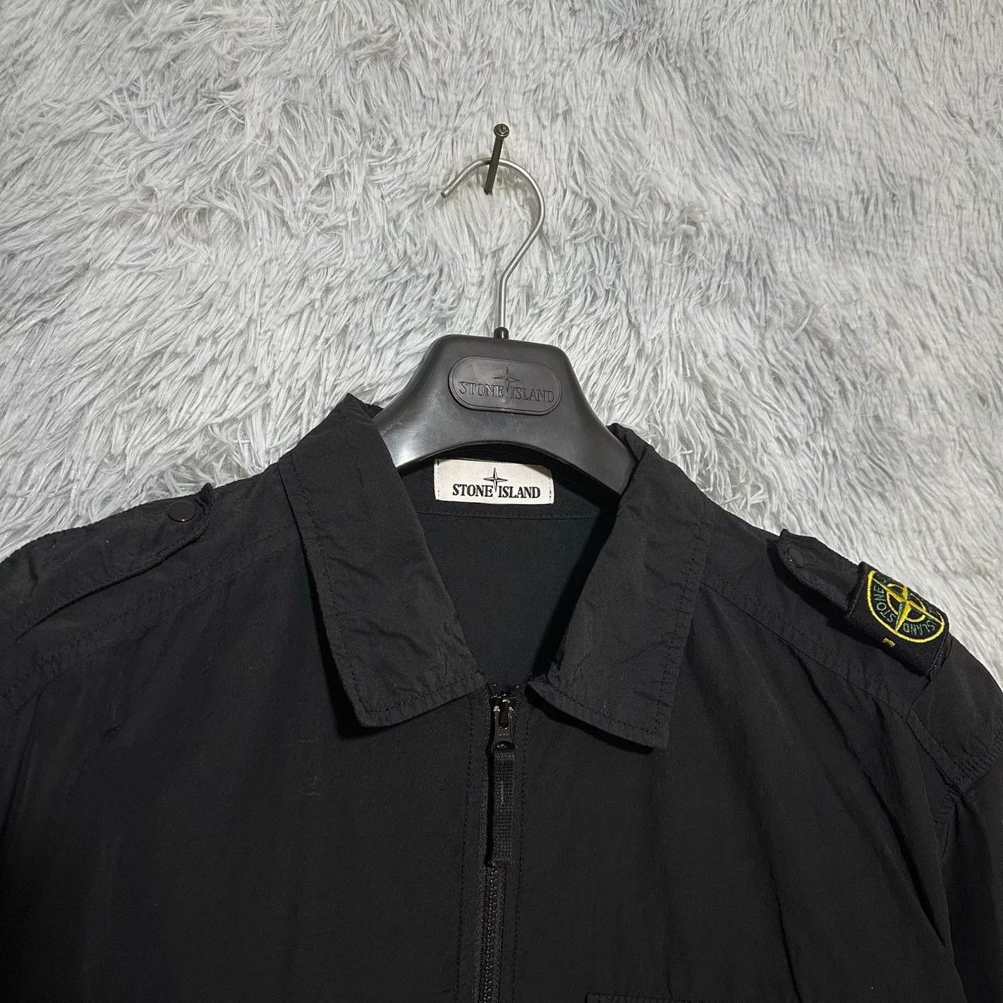 Stone Island Stone Island Nylon Shoulder Patch Jacket Size US XXL / EU 58 / 5 - 3 Thumbnail