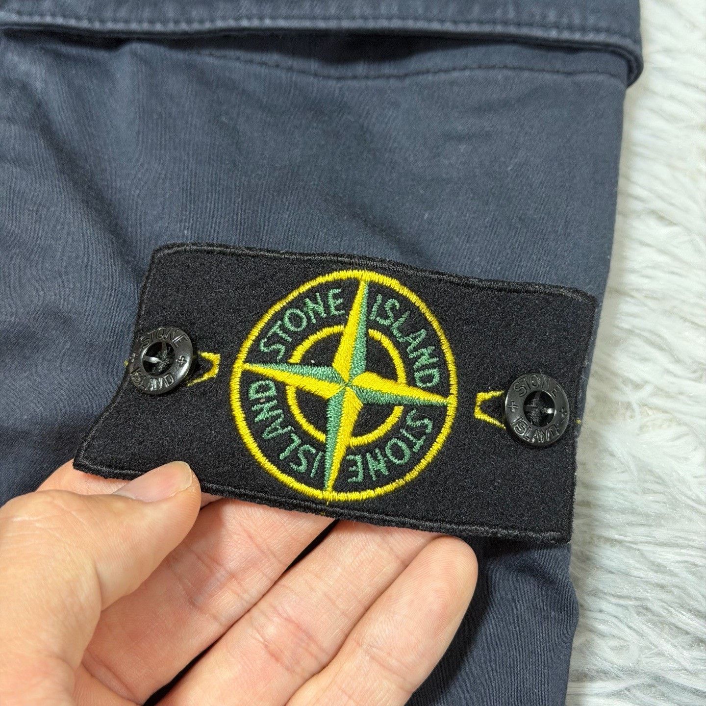 Stone Island Stone Island Dark Blue Cargo Pants W30 Size US 30 / EU 46 - 3 Thumbnail