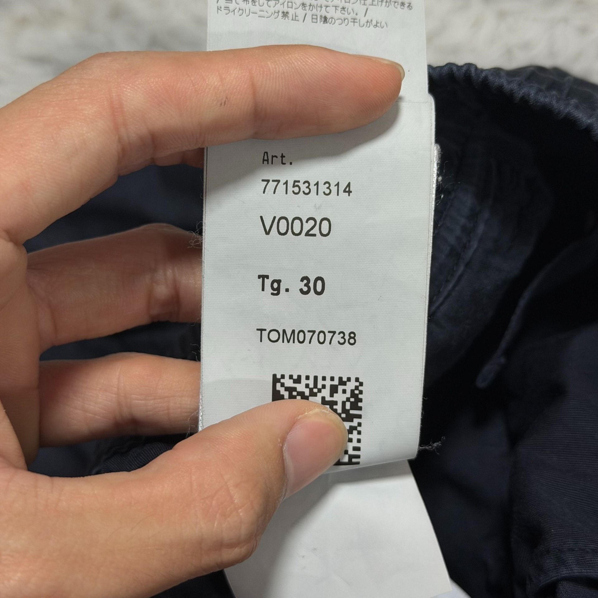 Stone Island Stone Island Dark Blue Cargo Pants W30 Size US 30 / EU 46 - 7 Thumbnail