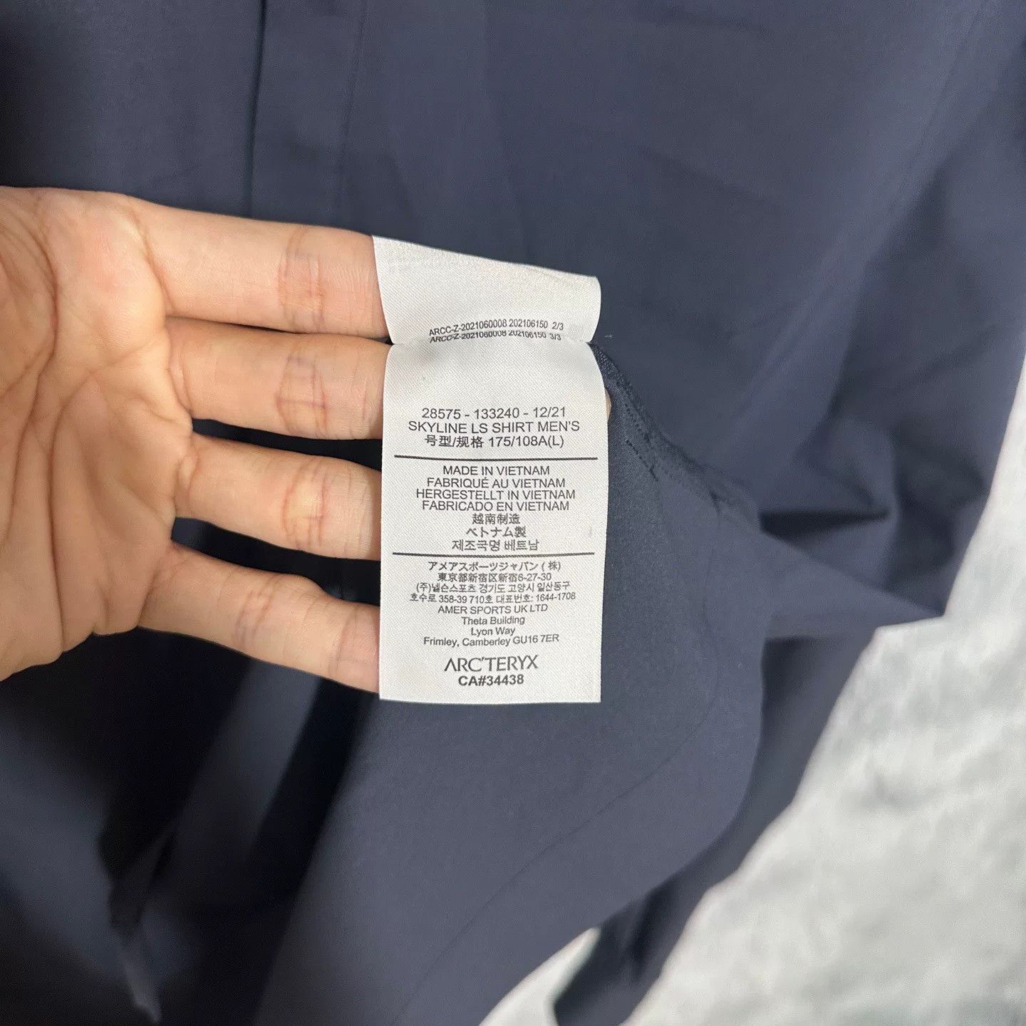 Arc'teryx Arcteryx Men's Skyline LS Long Sleeve Shirt Size US L / EU 52-54 / 3 - 6 Thumbnail