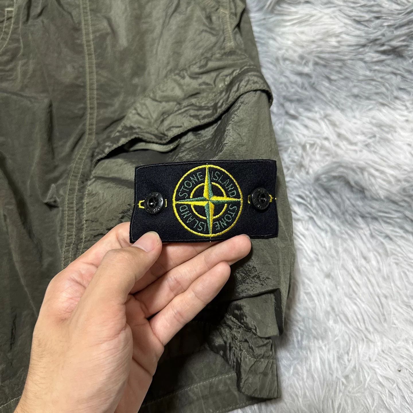 Stone Island Stone Island 25SS Metal Nylon Shorts Size US 30 / EU 46 - 3 Thumbnail