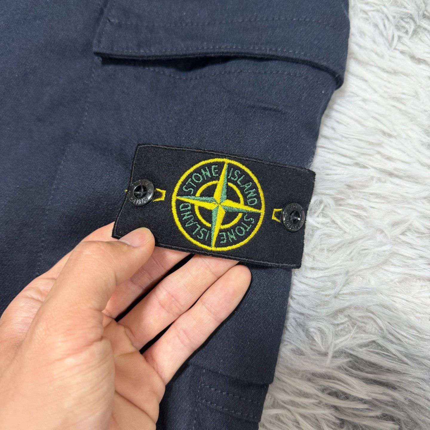 Stone Island Stone Island Wool Blend Cargo Straight Pants Size US 31 - 3 Thumbnail