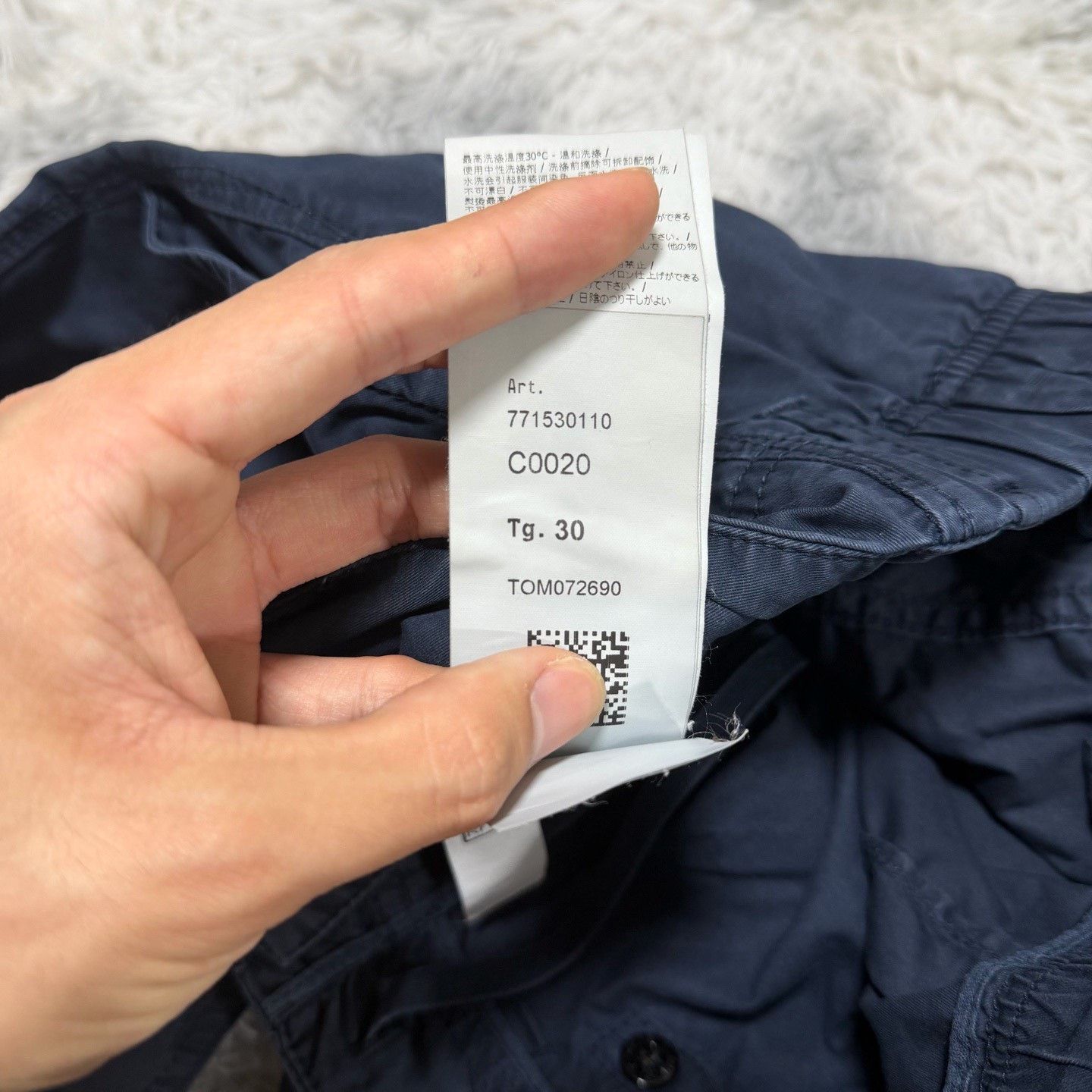 Stone Island Stone Island Dark Blue Cargo Pants W30 Size US 30 / EU 46 - 6 Thumbnail