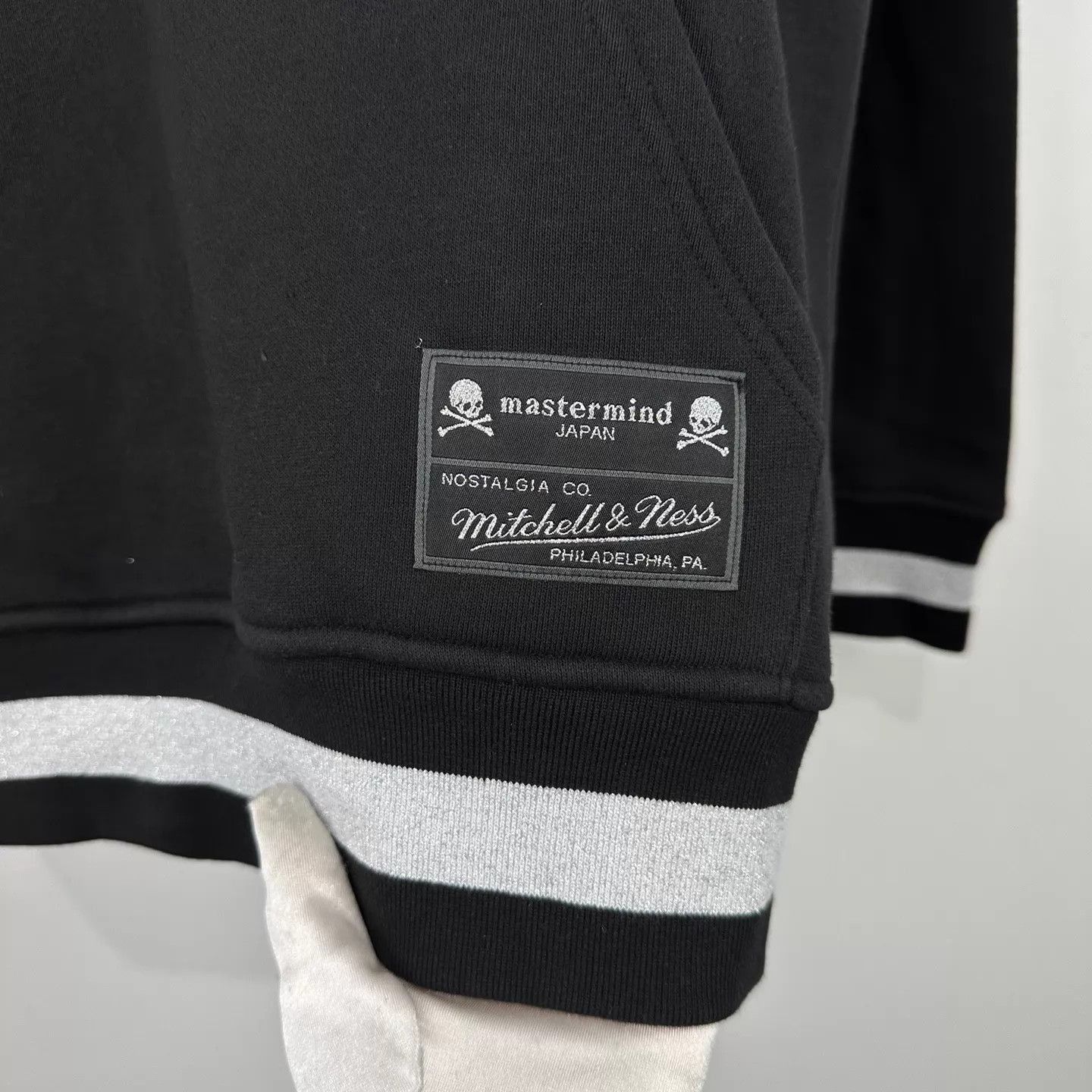 Mastermind Japan Black Hoodie with Embroidered Text - Size M Size US M / EU 48-50 / 2 - 5 Thumbnail