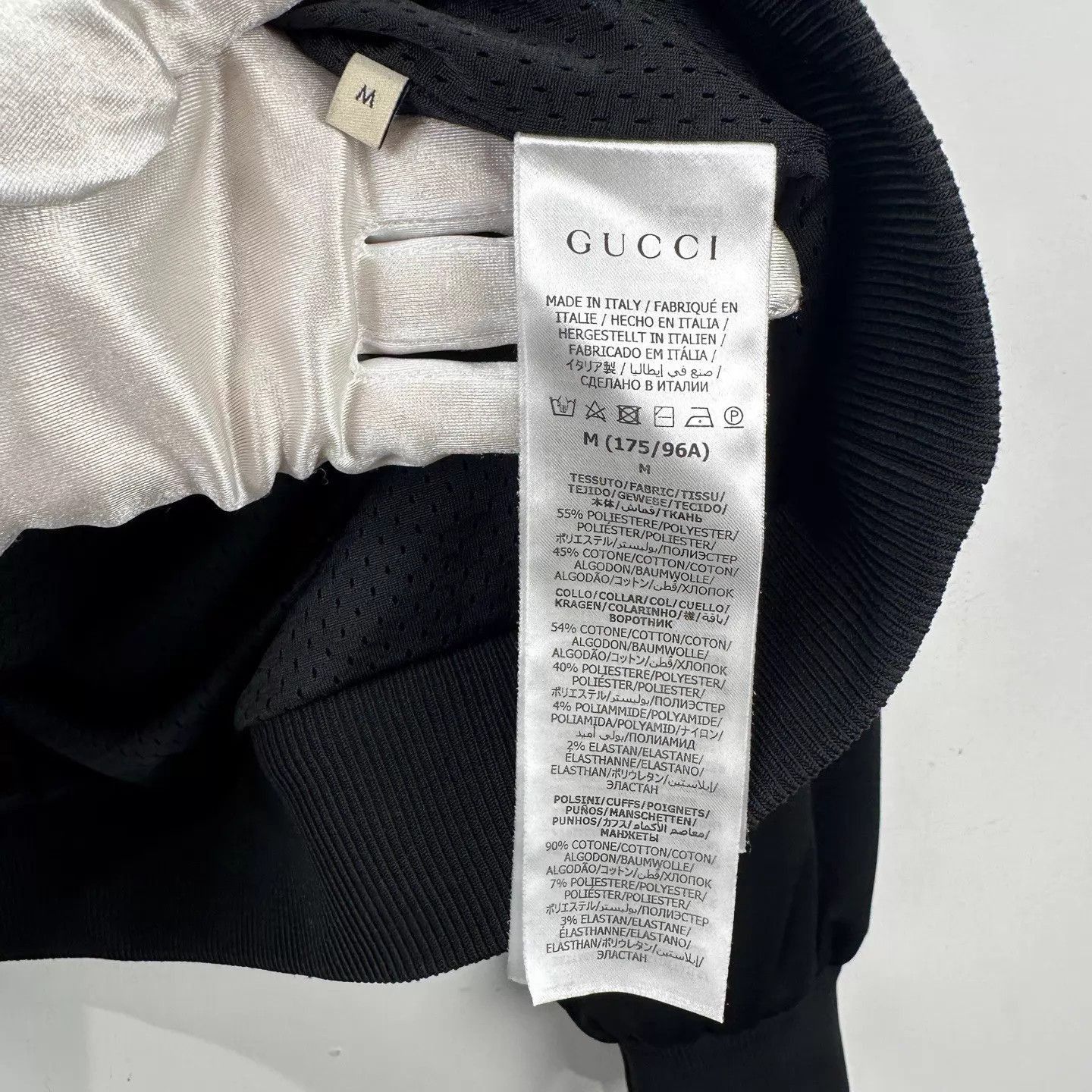 Gucci Quarter-Zip Sweatshirt with Logo and Patterned Sleeves Size US M / EU 48-50 / 2 - 6 Thumbnail