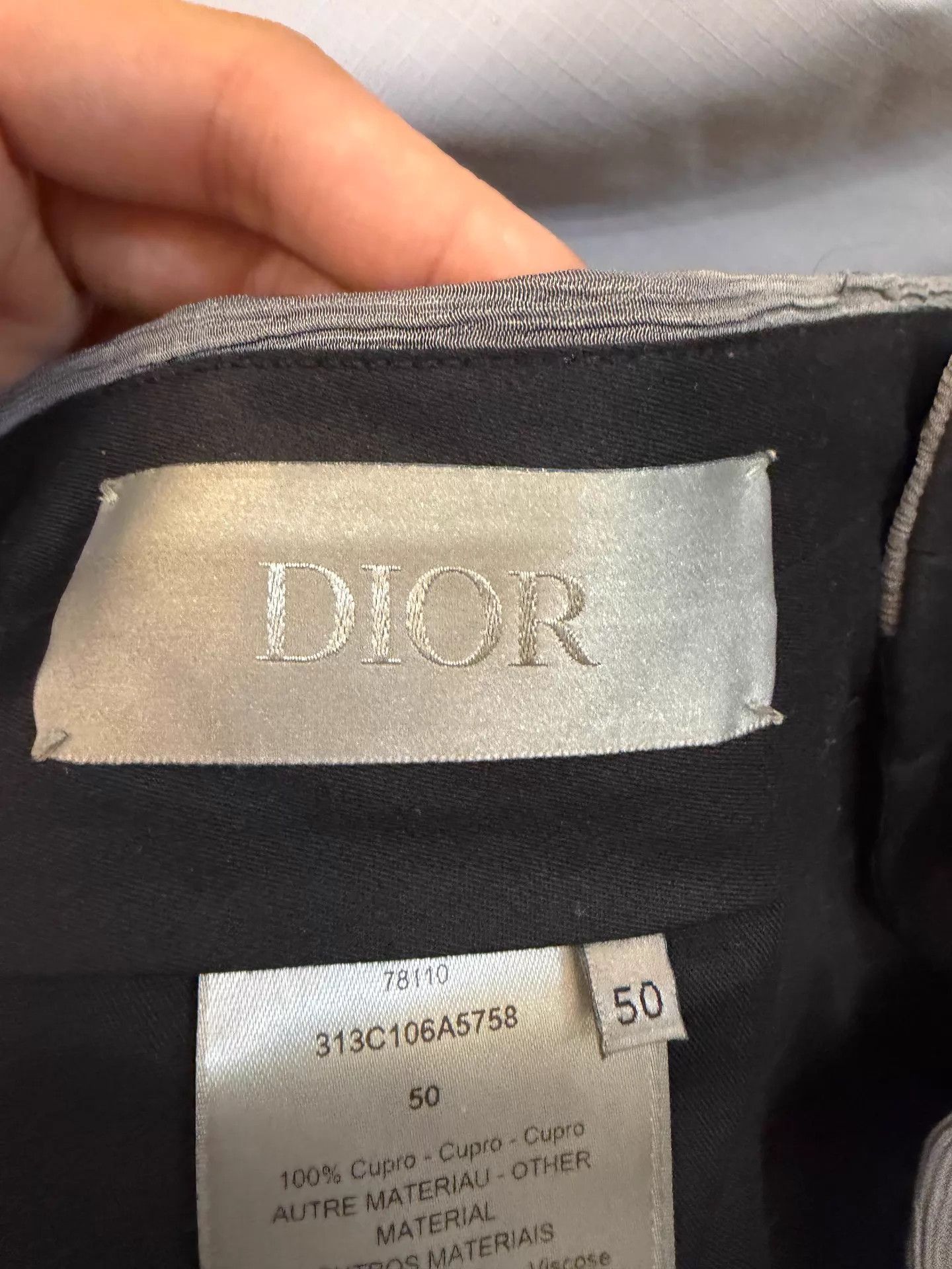 Dior Black Casual Patterned Pants Size 34 Size US 34 / EU 50 - 3 Thumbnail