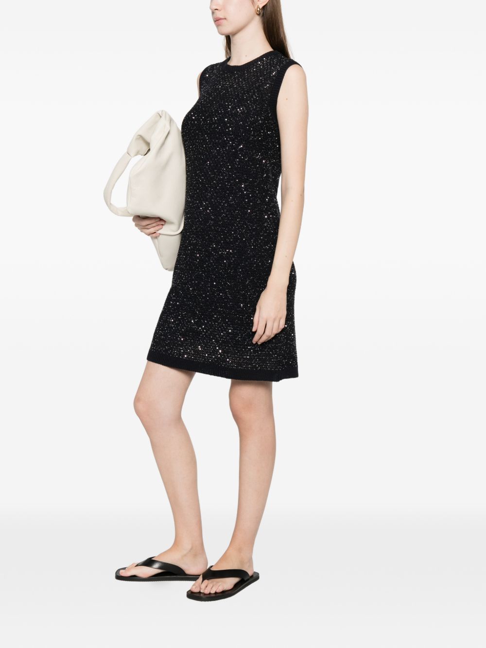 Fabiana Filippi EMBELLISHED MINI DRESS Size S / US 4 / IT 40 - 2 Thumbnail