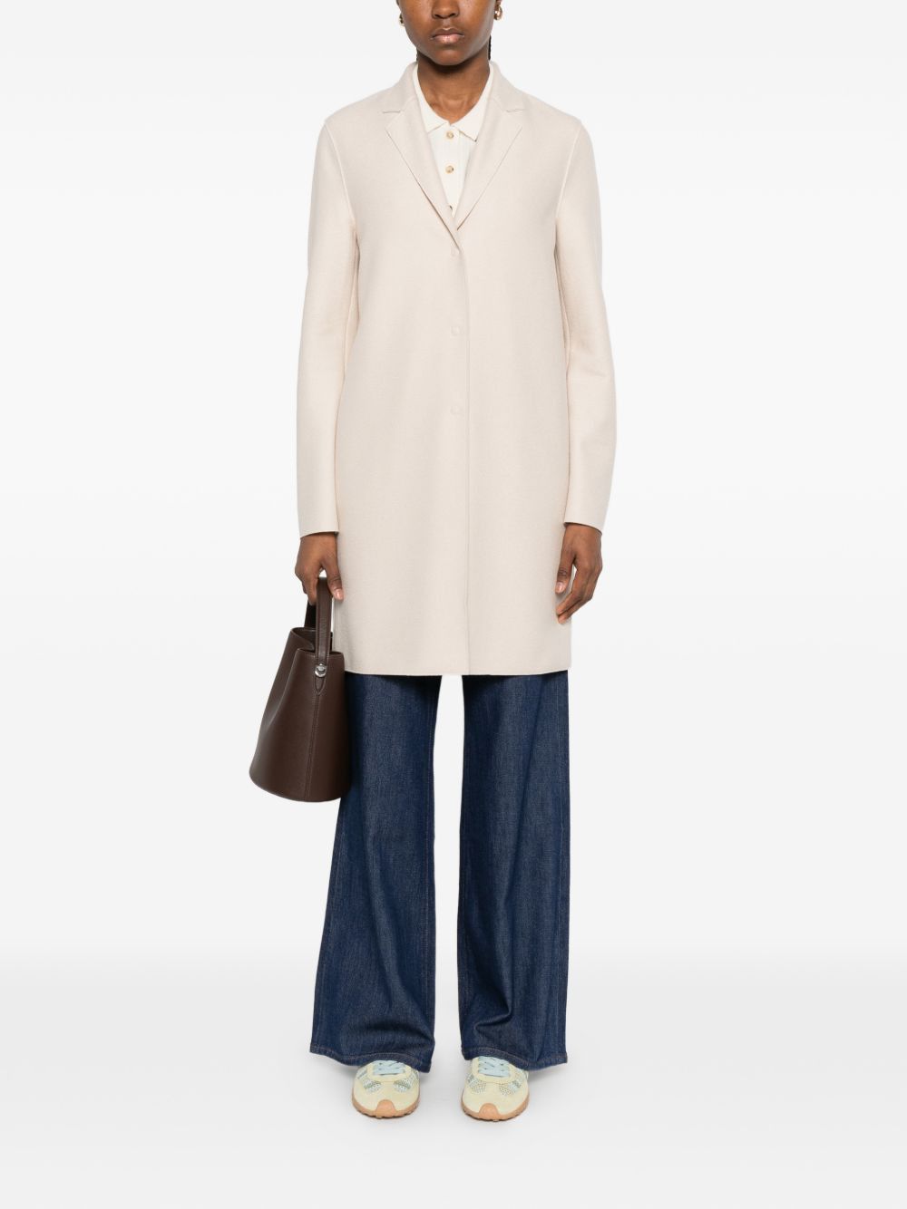 Harris Wharf London WOOL COAT Size L / US 10 / IT 46 - 3 Thumbnail