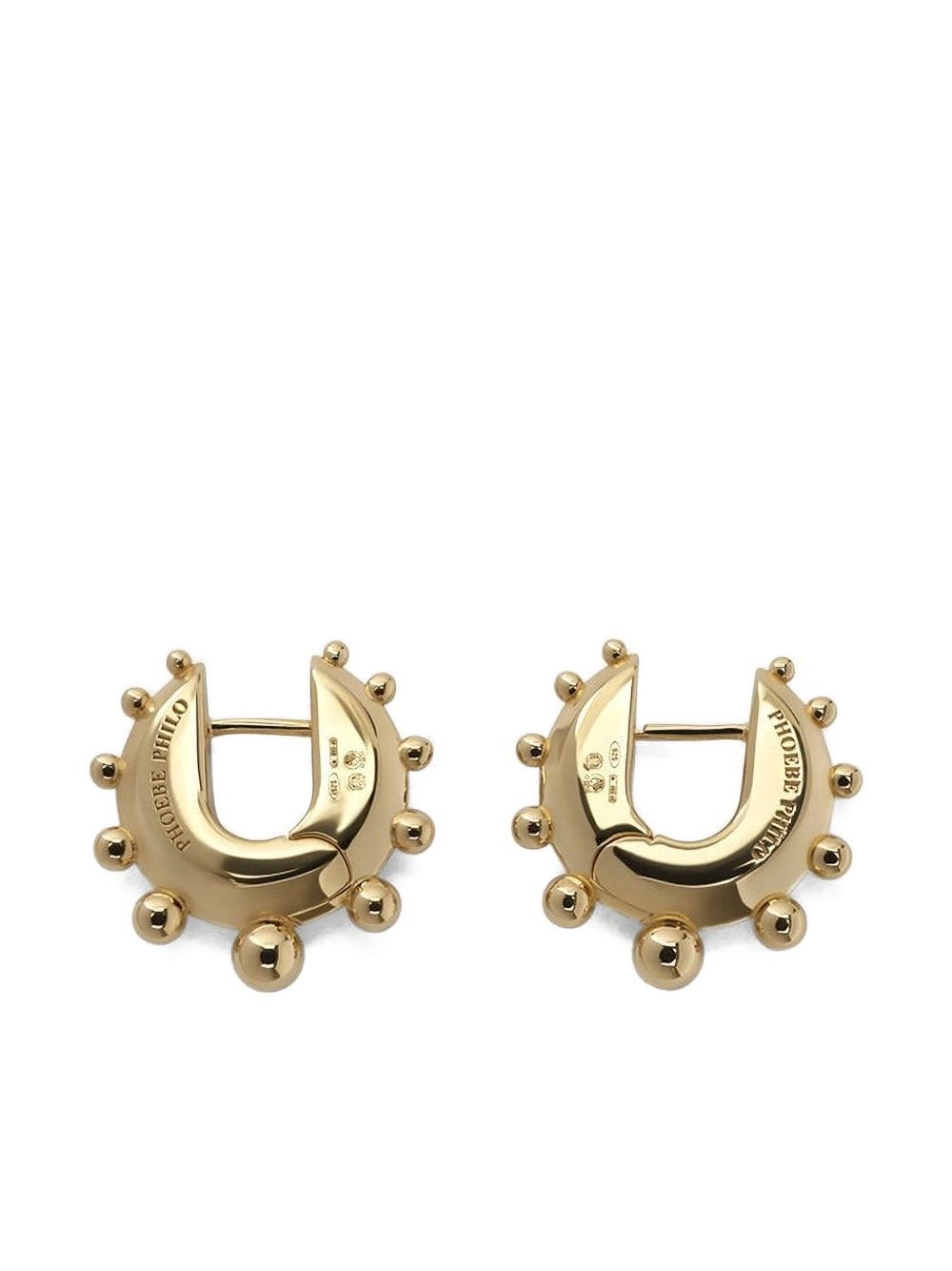 Phoebe Philo BEADED SMALL SILVER EARRINGS Size ONE SIZE - 2 Thumbnail