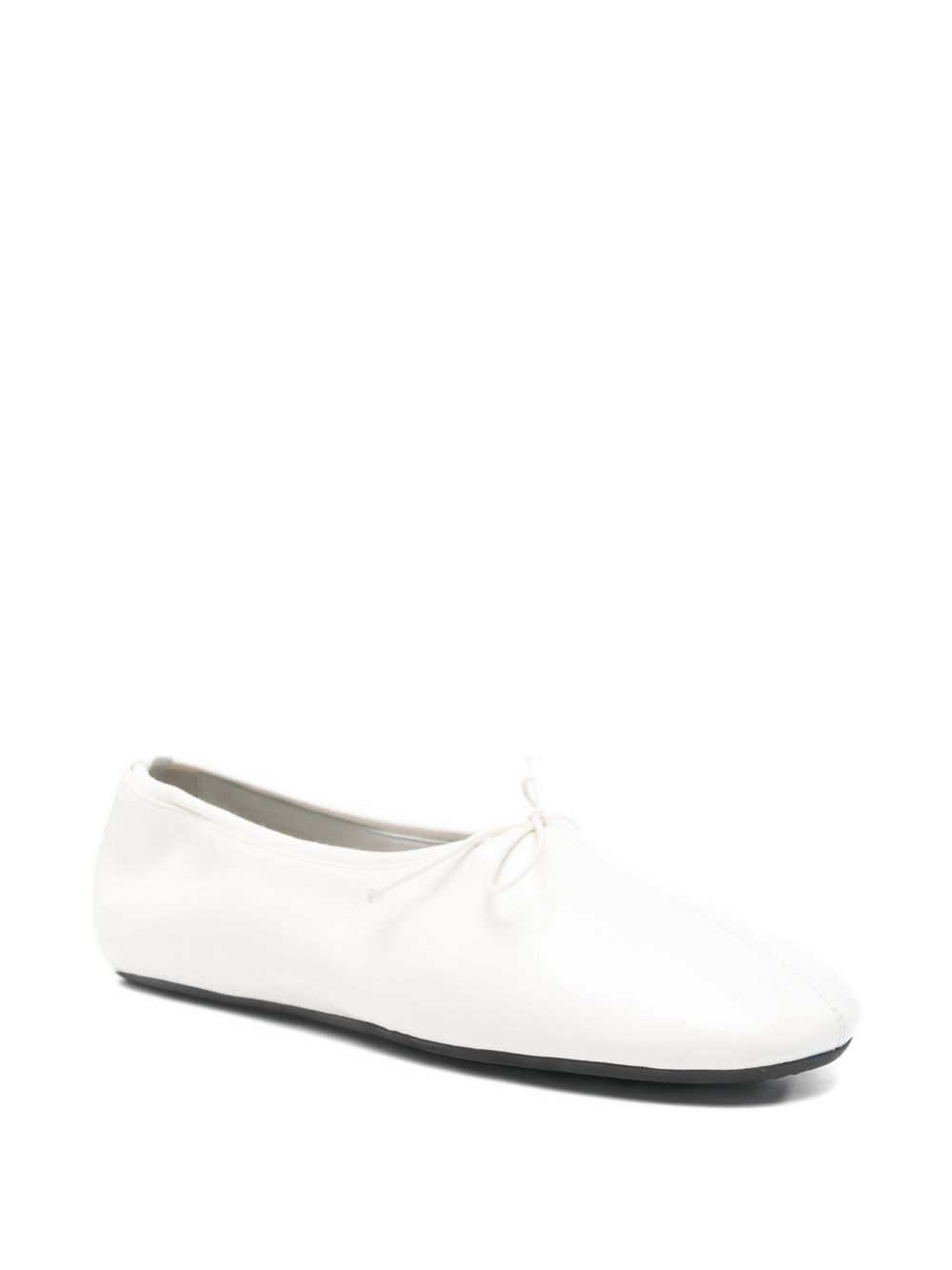 Phoebe Philo GATHERED LEATHER BALLETS Size US 11 / IT 41 - 4 Thumbnail