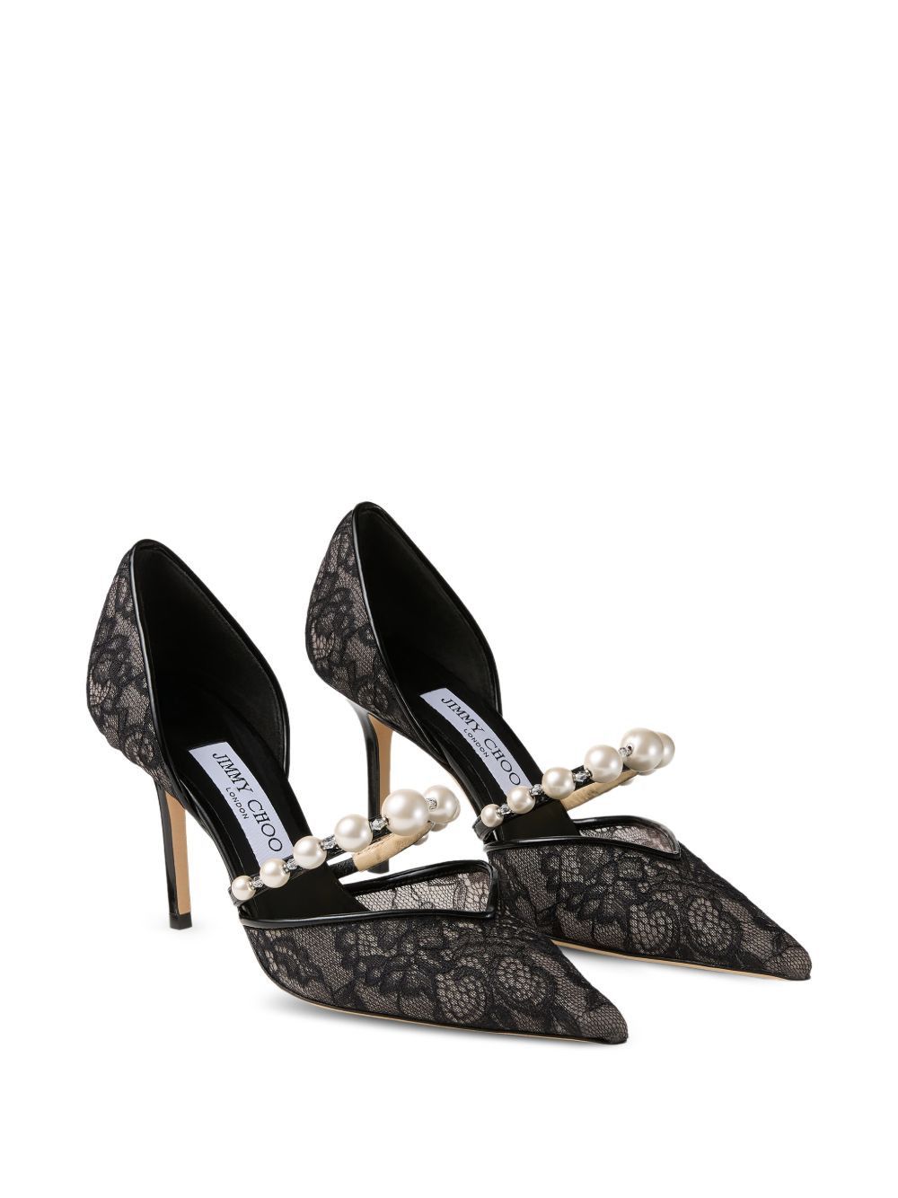 Jimmy Choo AURELIE LEATHER PUMPS Size US 9 / IT 39 - 3 Thumbnail