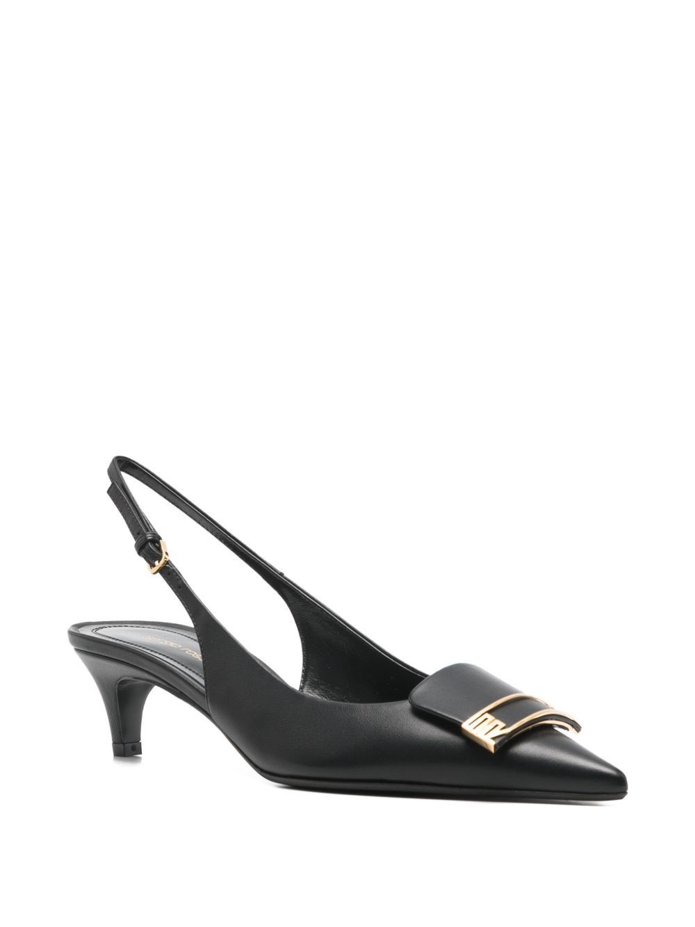 Sergio Rossi LEATHER SLINGBACK PUMPS Size US 6 / IT 36 - 4 Thumbnail