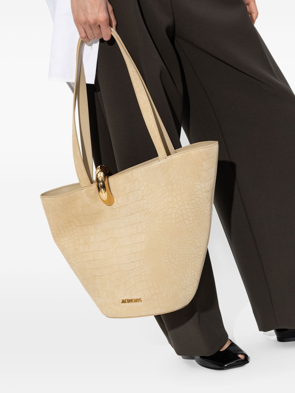 Jacquemus LE BAMBOLA MOYEN LEATHER BUCKET BAG Size ONE SIZE - 6 Thumbnail