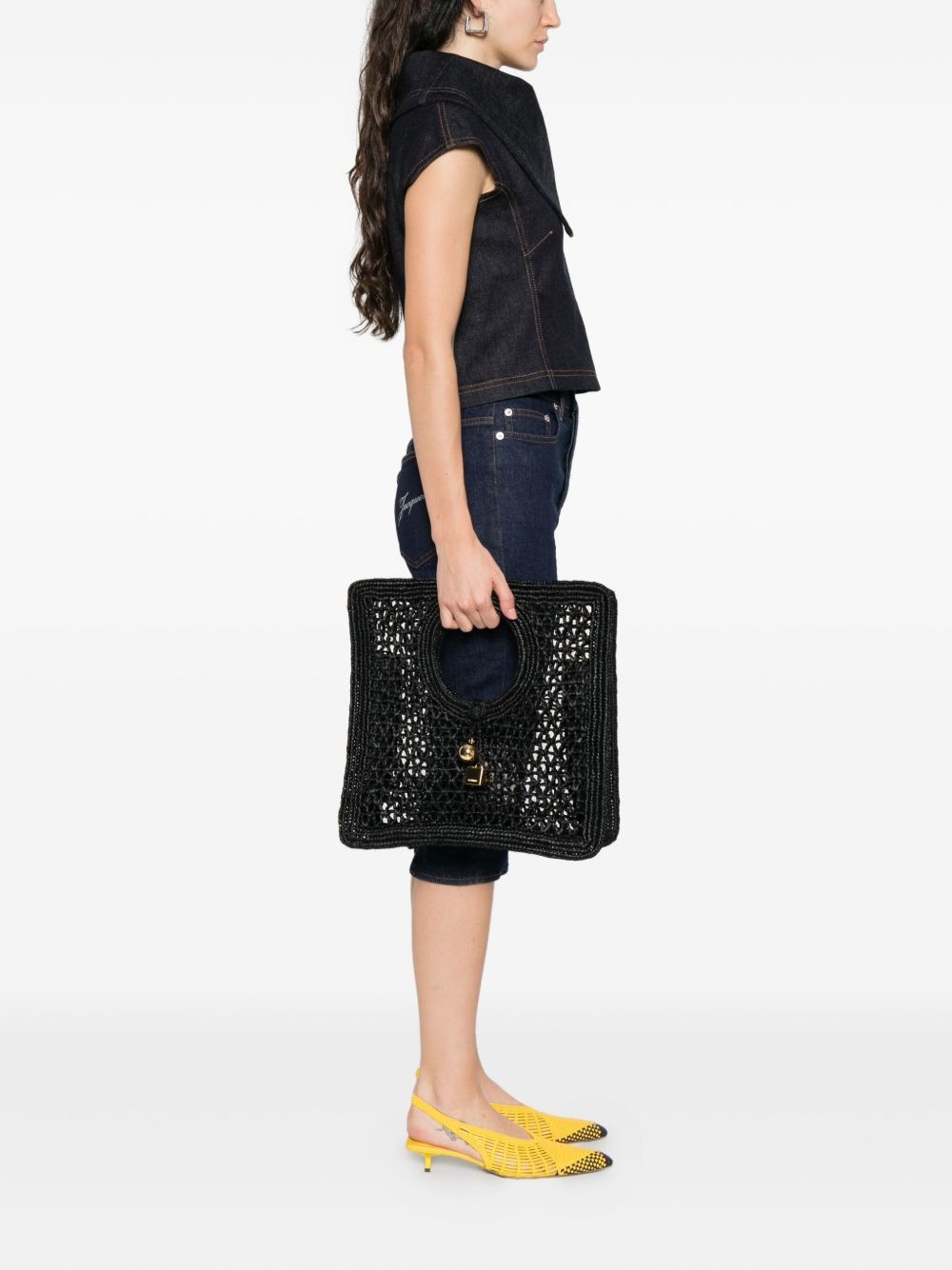 Jacquemus LE PETIT CARRE SPIAGGIA RAFIA HANDBAG Size ONE SIZE - 3 Thumbnail
