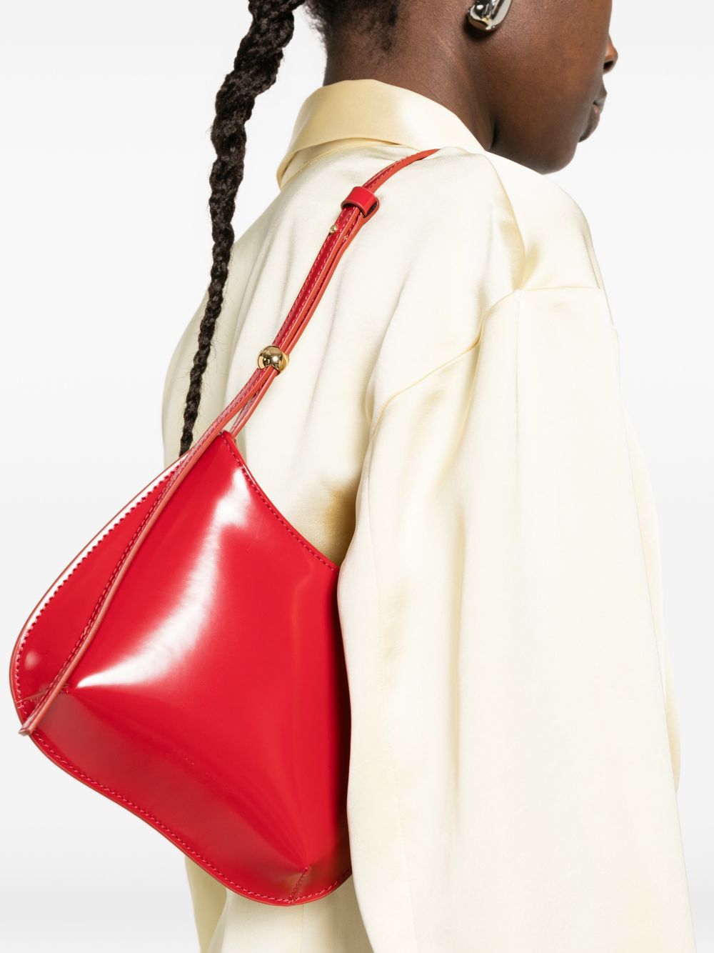 Jacquemus LE PETIT BISOU LEATHER SHOULDER BAG Size ONE SIZE - 3 Thumbnail