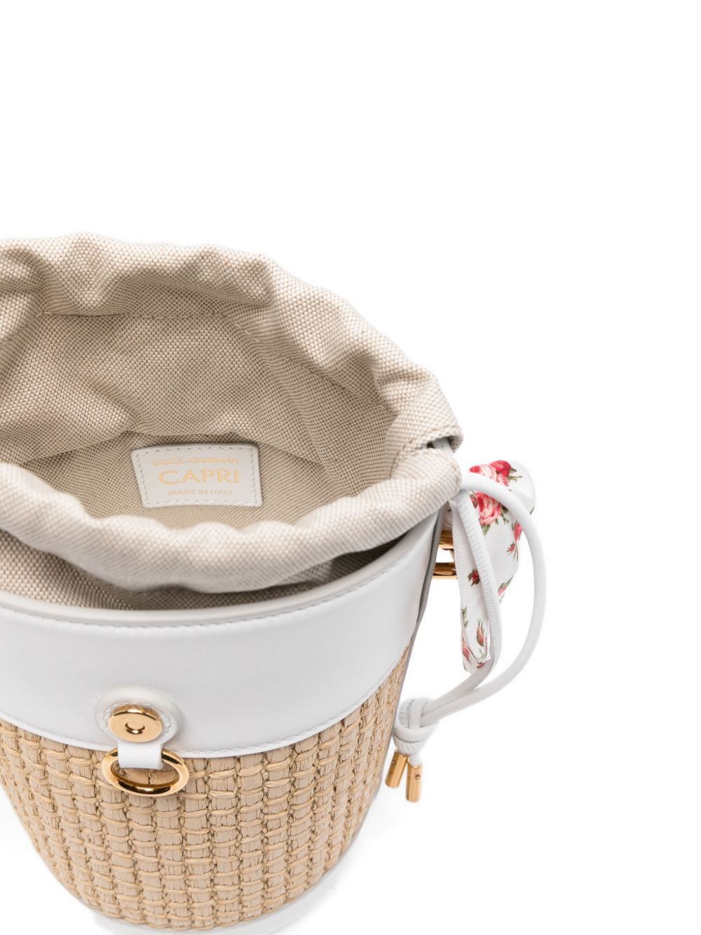 Dolce & Gabbana CAPRI RAFIA BUCKET BAG Size ONE SIZE - 2 Thumbnail