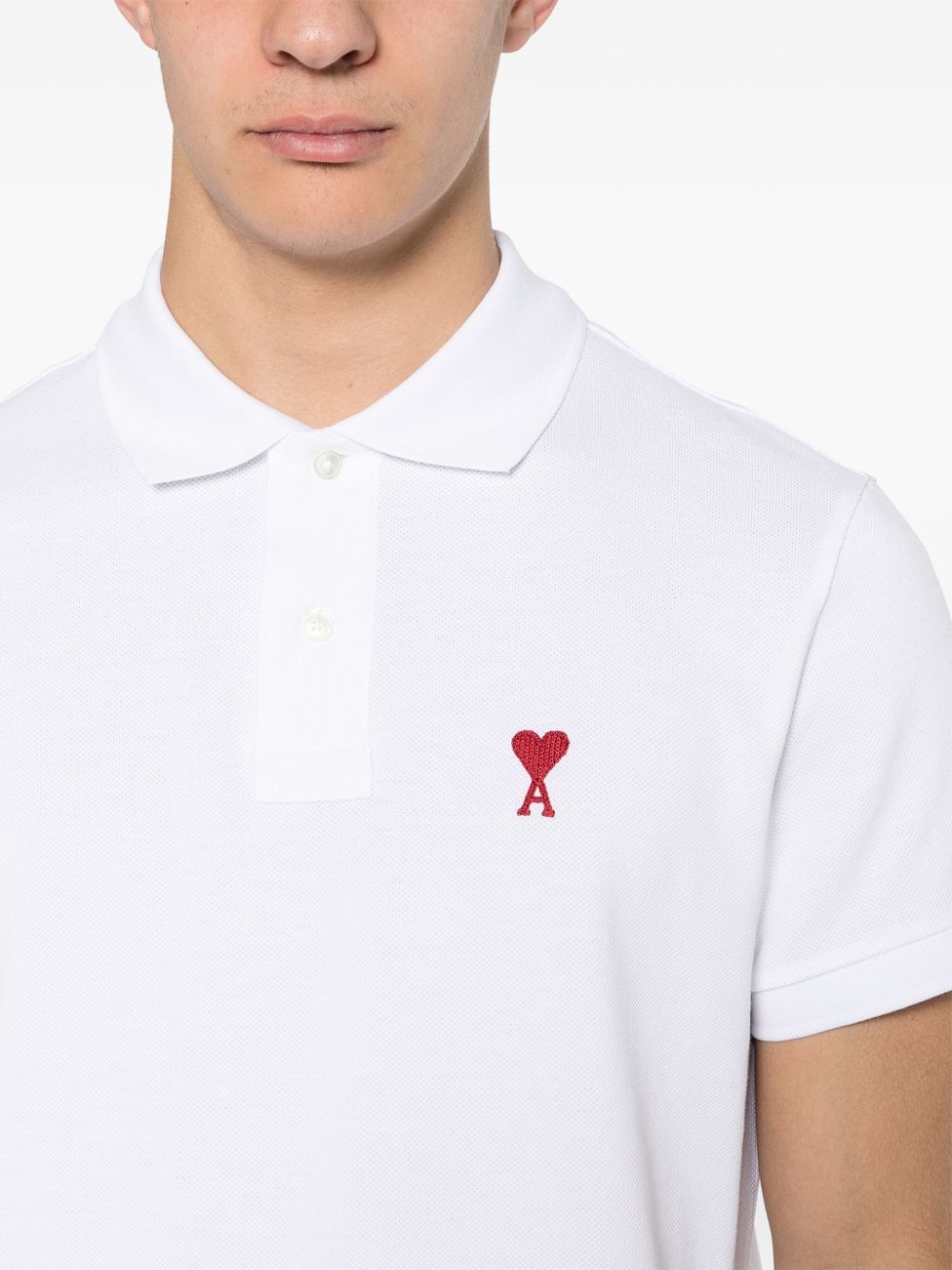 AMI AMI DE COEUR COTTON POLO SHIRT Size XL / US 12-14 / IT 48-50 - 4 Thumbnail