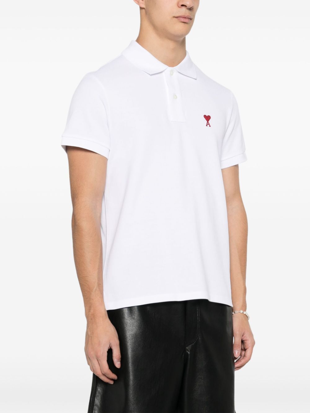 AMI AMI DE COEUR COTTON POLO SHIRT Size XL / US 12-14 / IT 48-50 - 3 Thumbnail